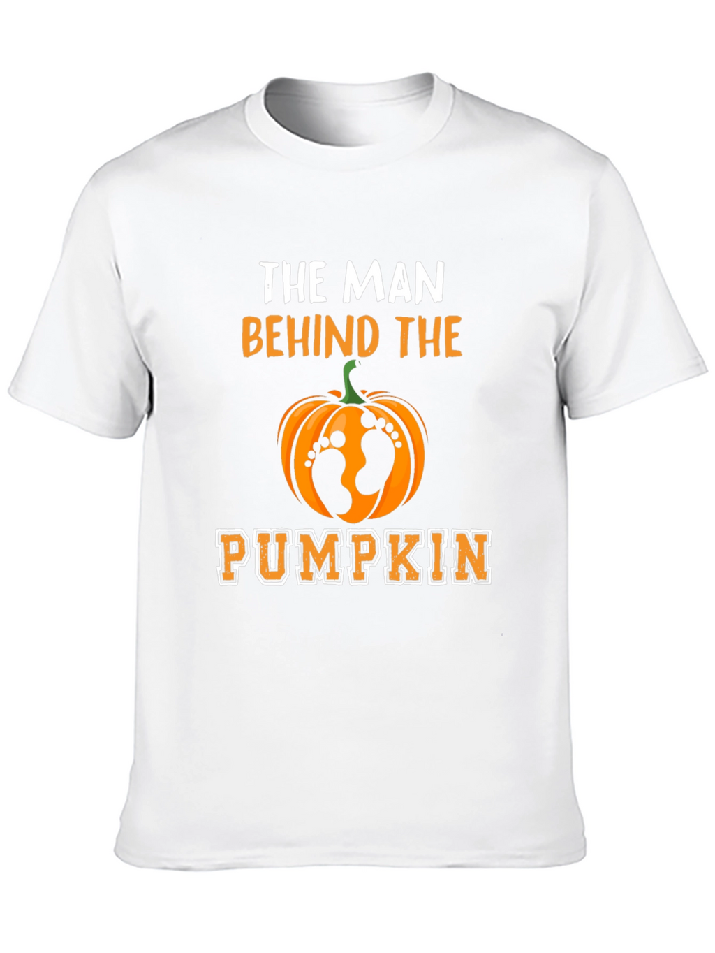 Man Behind the Pumpkin T-Shirt - Halloween Dad Tee
