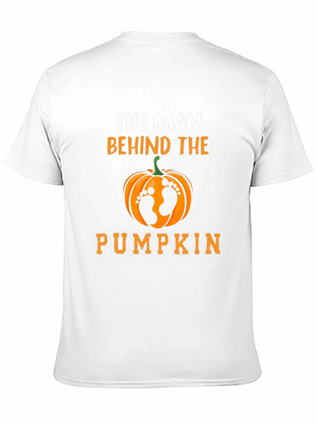 Man Behind the Pumpkin T-Shirt - Halloween Dad Tee
