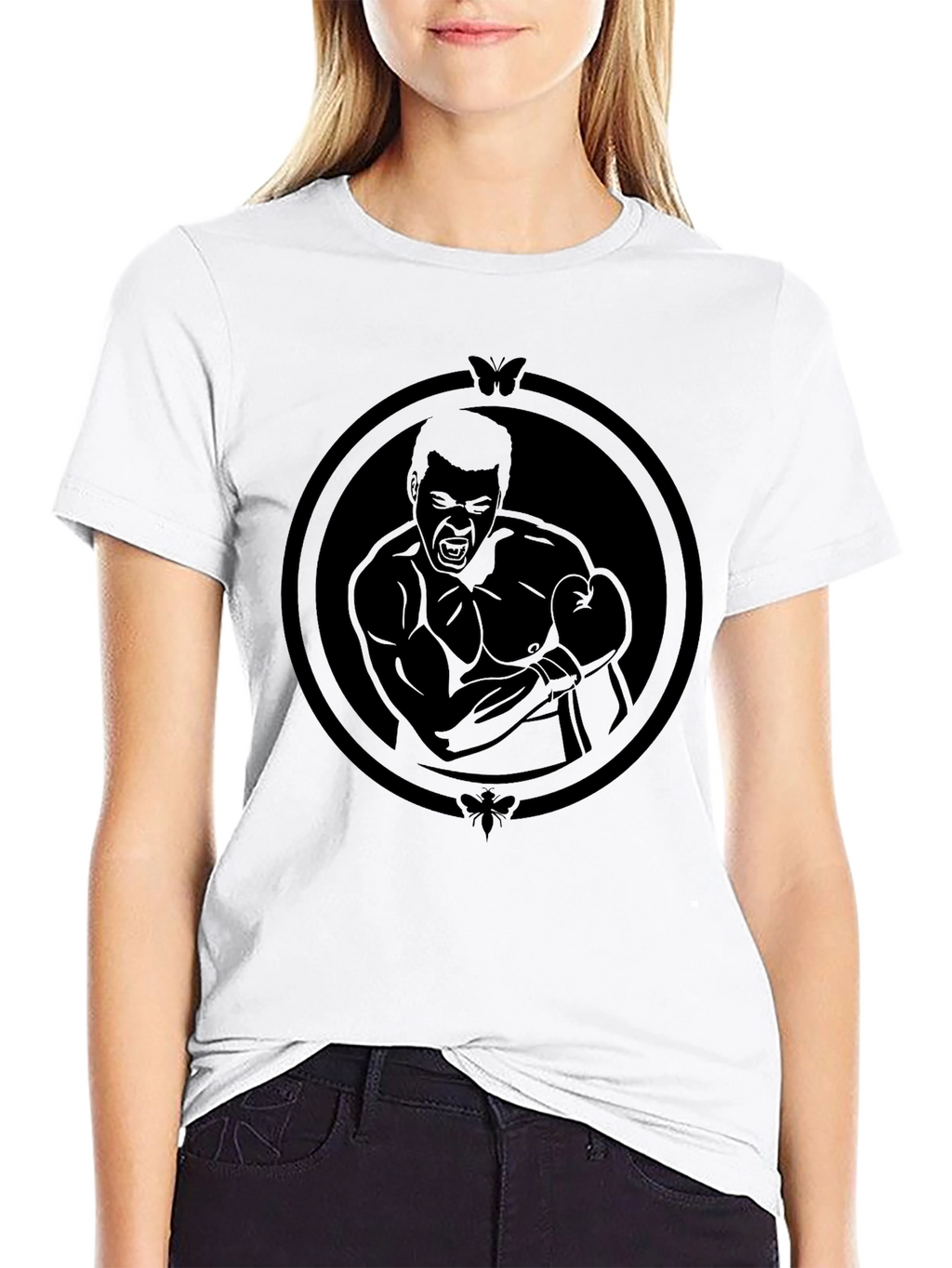 Black Boxing Graphic Tee - Mens Style