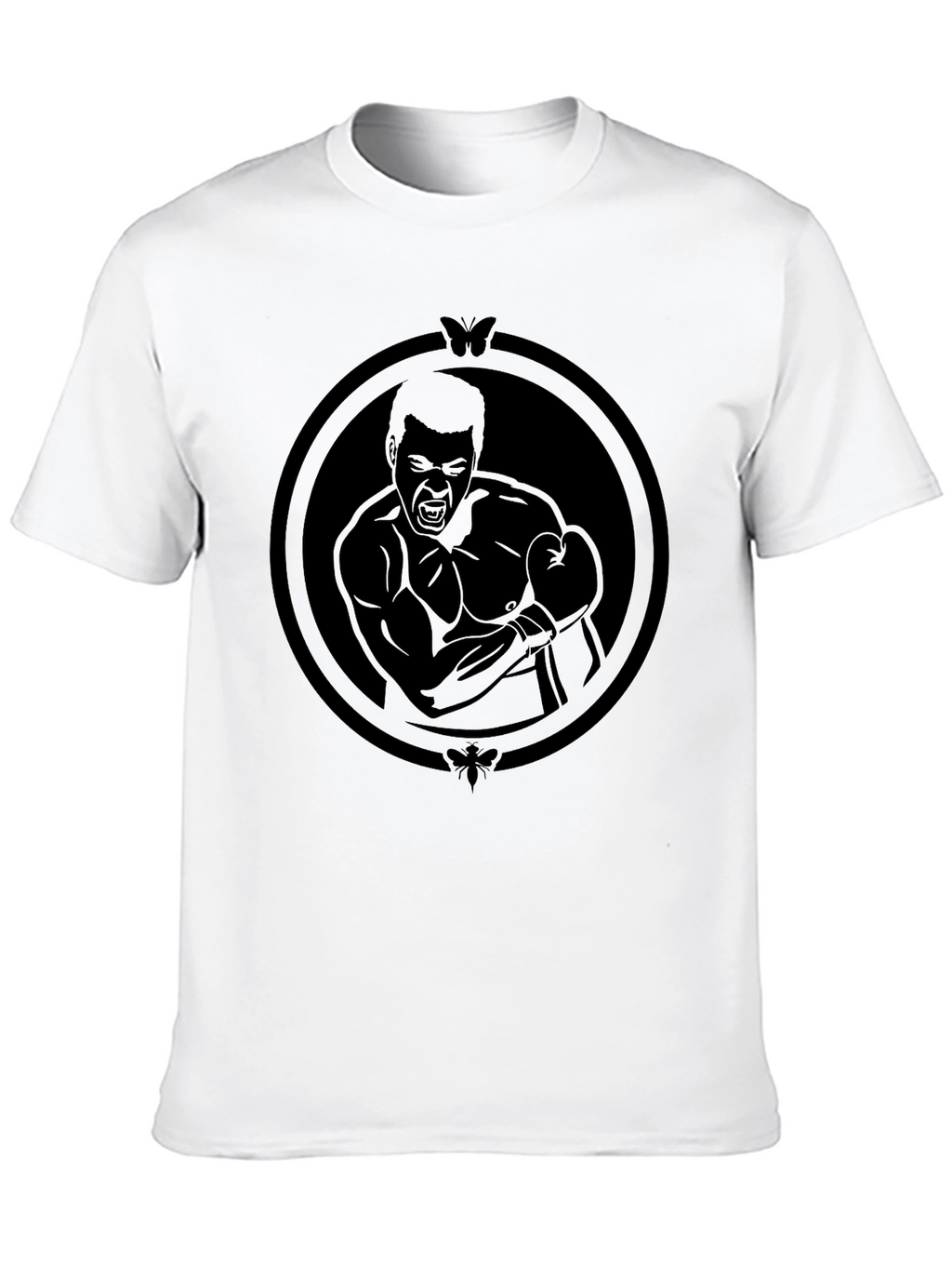 Black Boxing Graphic Tee - Mens Style
