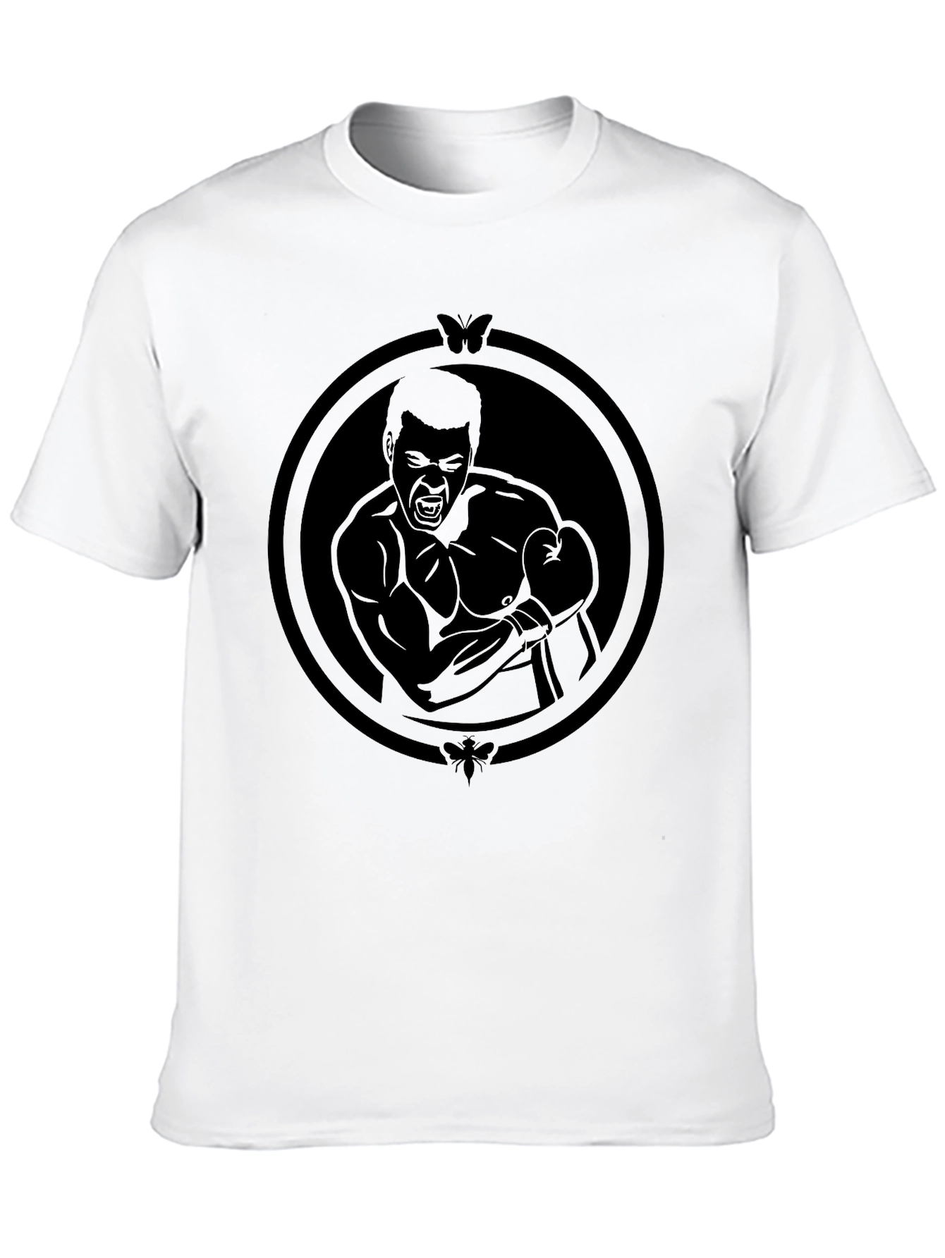 Black Boxing Graphic Tee - Mens Style