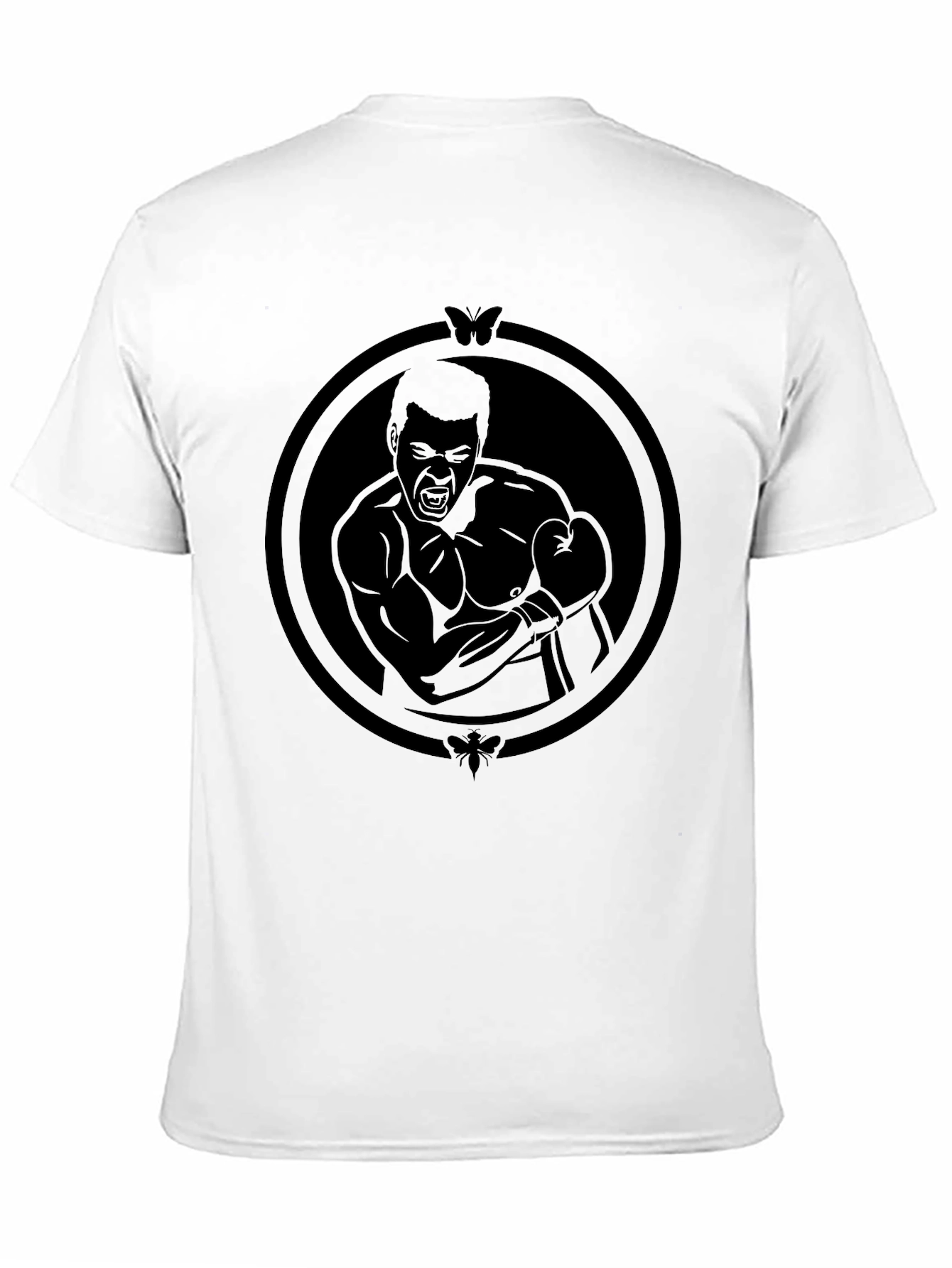 Black Boxing Graphic Tee - Mens Style