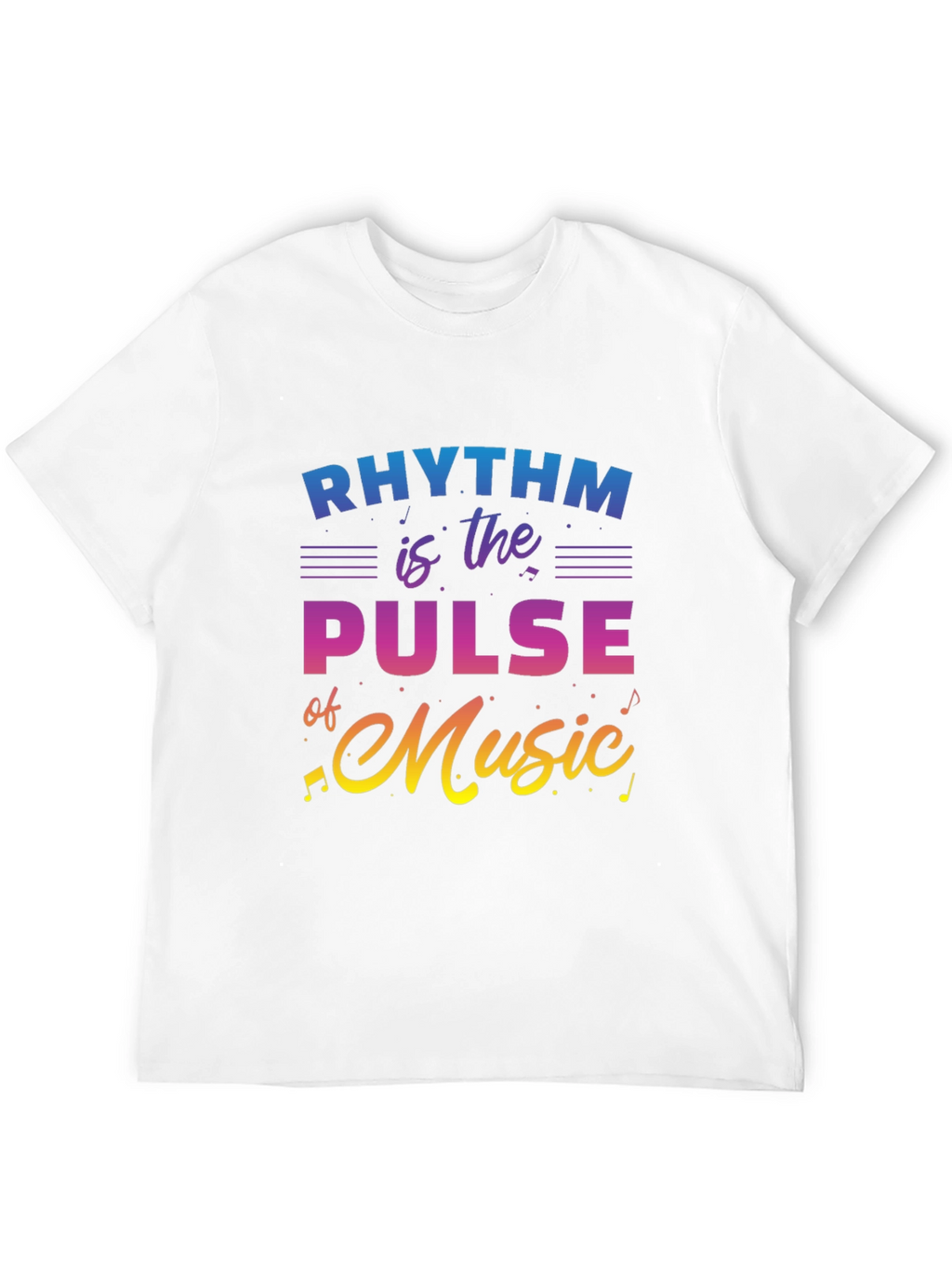 Rhythm is the Pulse of Music Graphic Tee