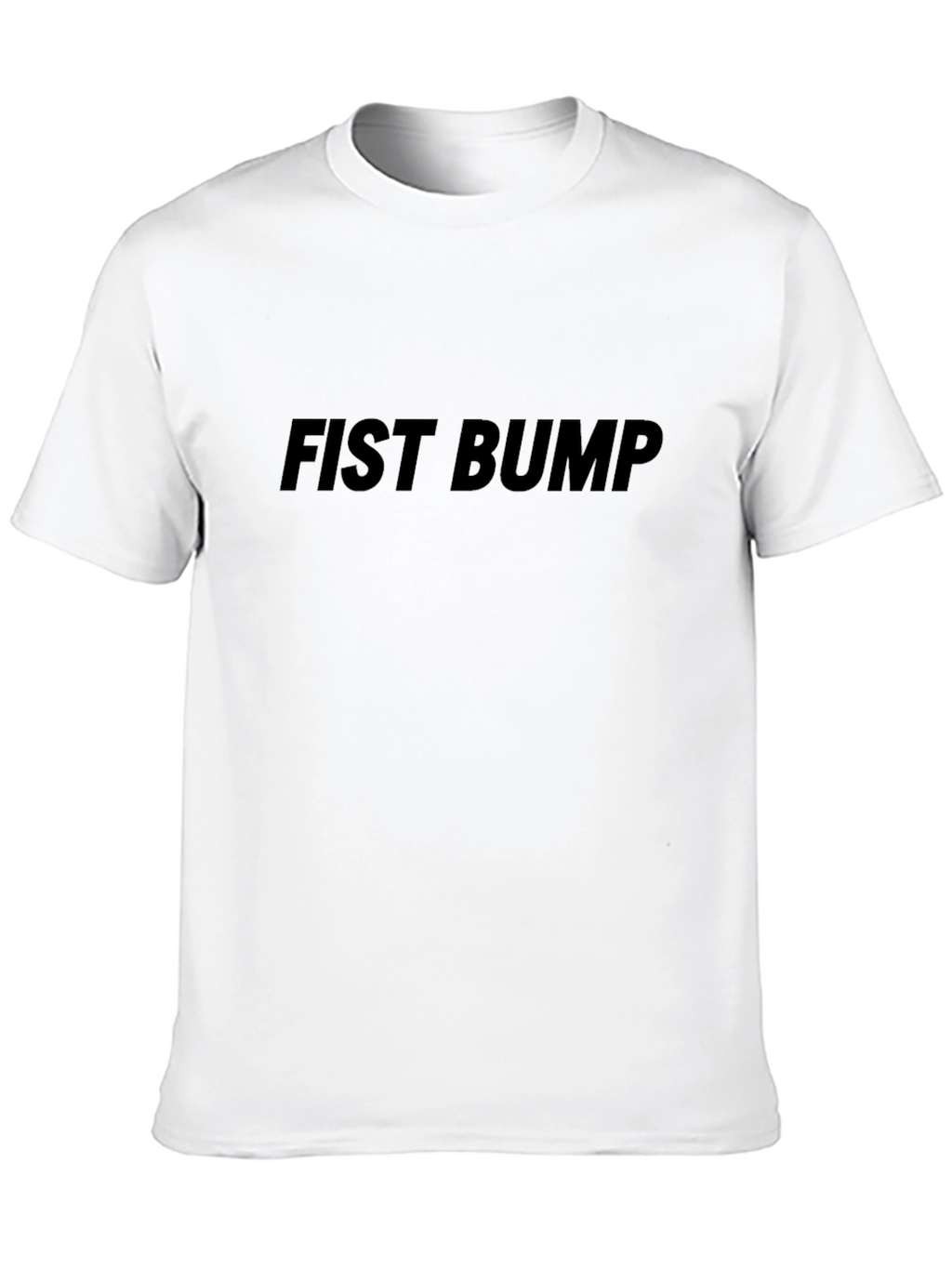 Fist Bump Graphic Tee - Casual Cotton T-Shirt