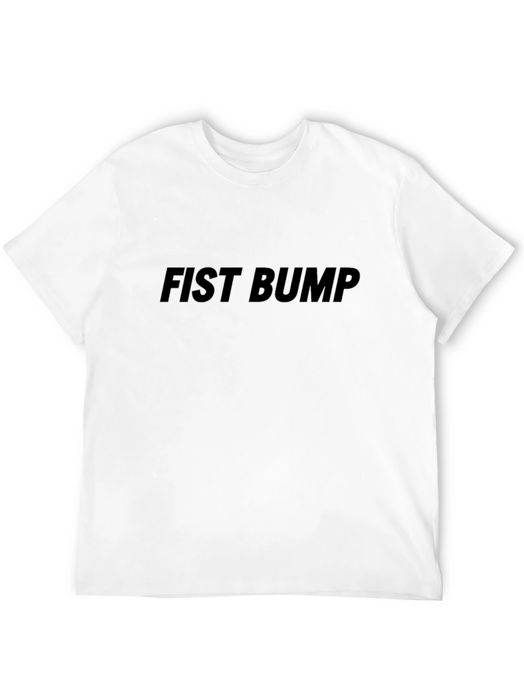 Fist Bump Graphic Tee - Casual Cotton T-Shirt
