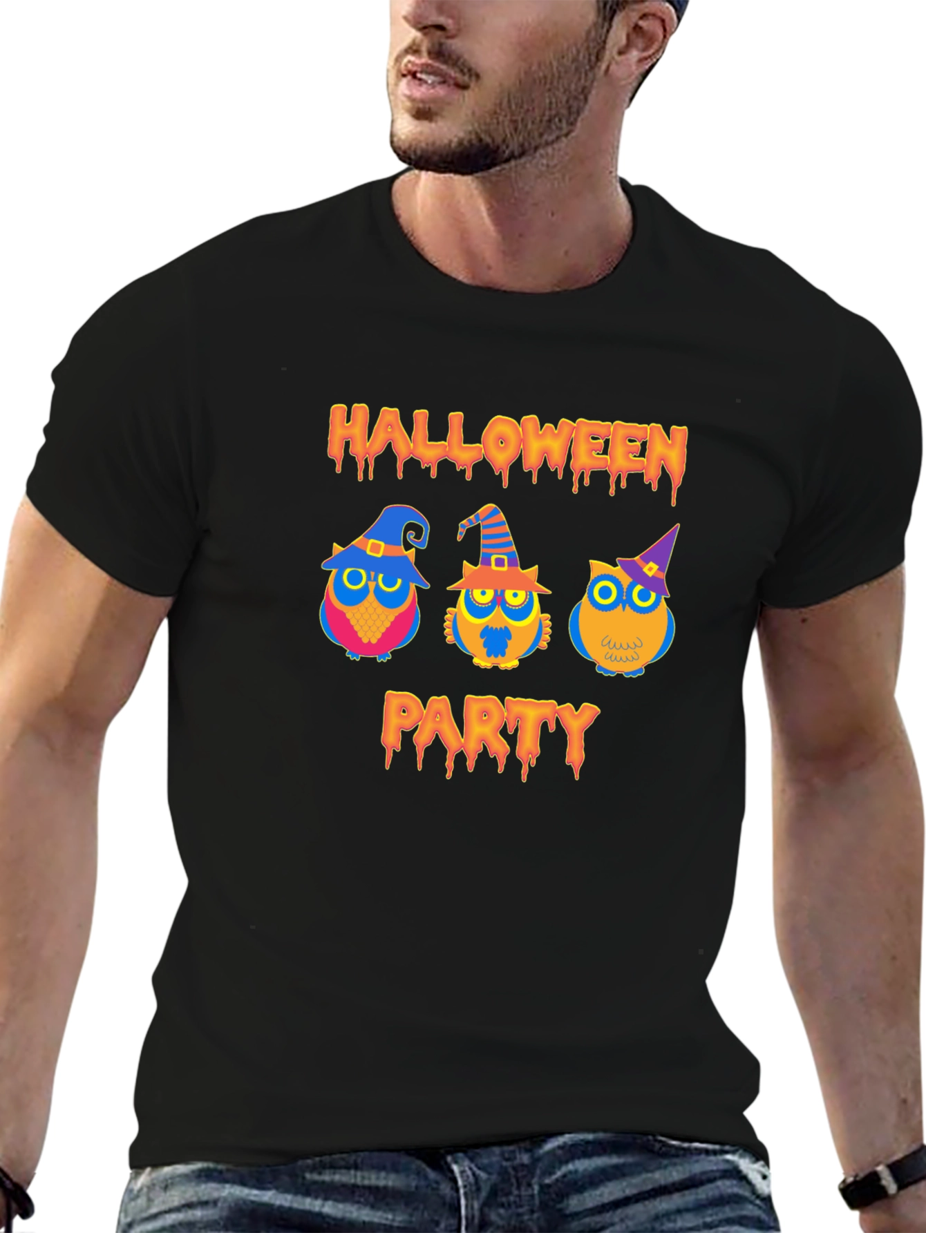 Halloween Owls Party T-Shirt
