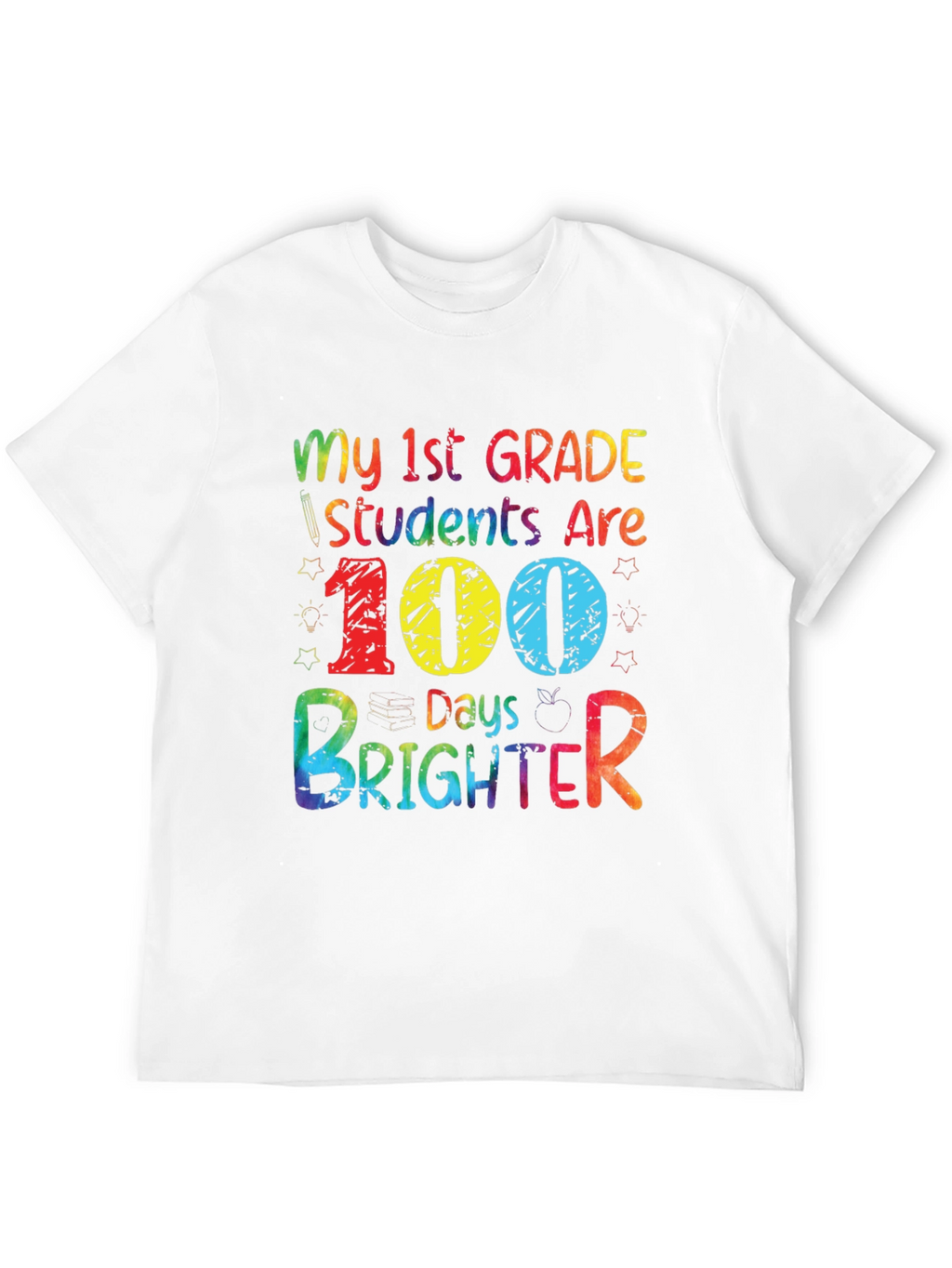 100 Days Brighter Teacher T-Shirt