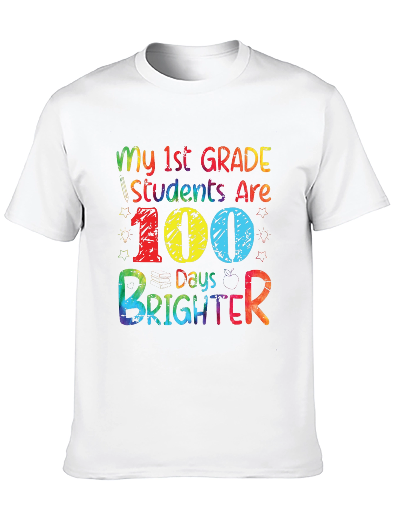 100 Days Brighter Teacher T-Shirt