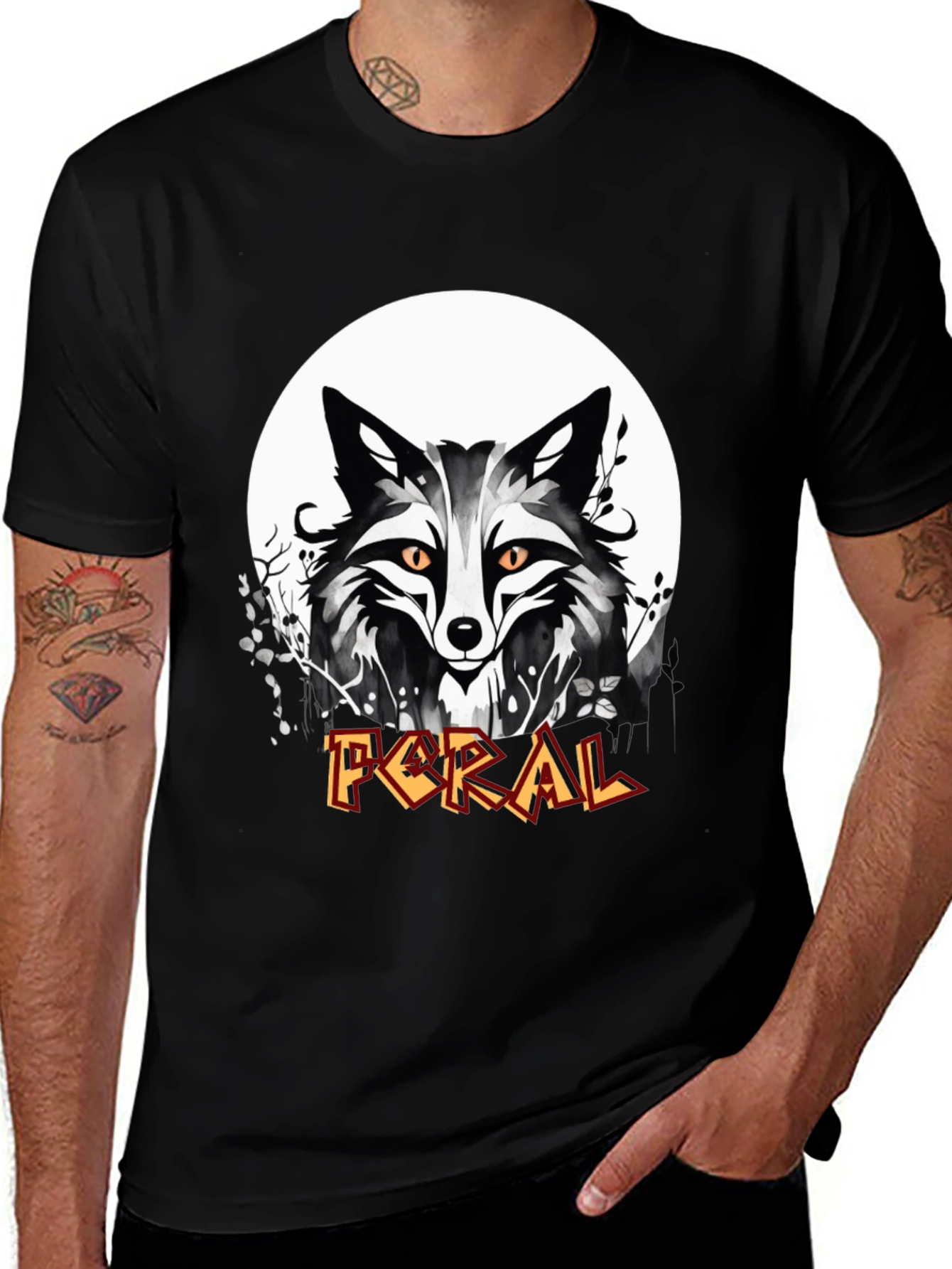Feral Fox Graphic T-Shirt