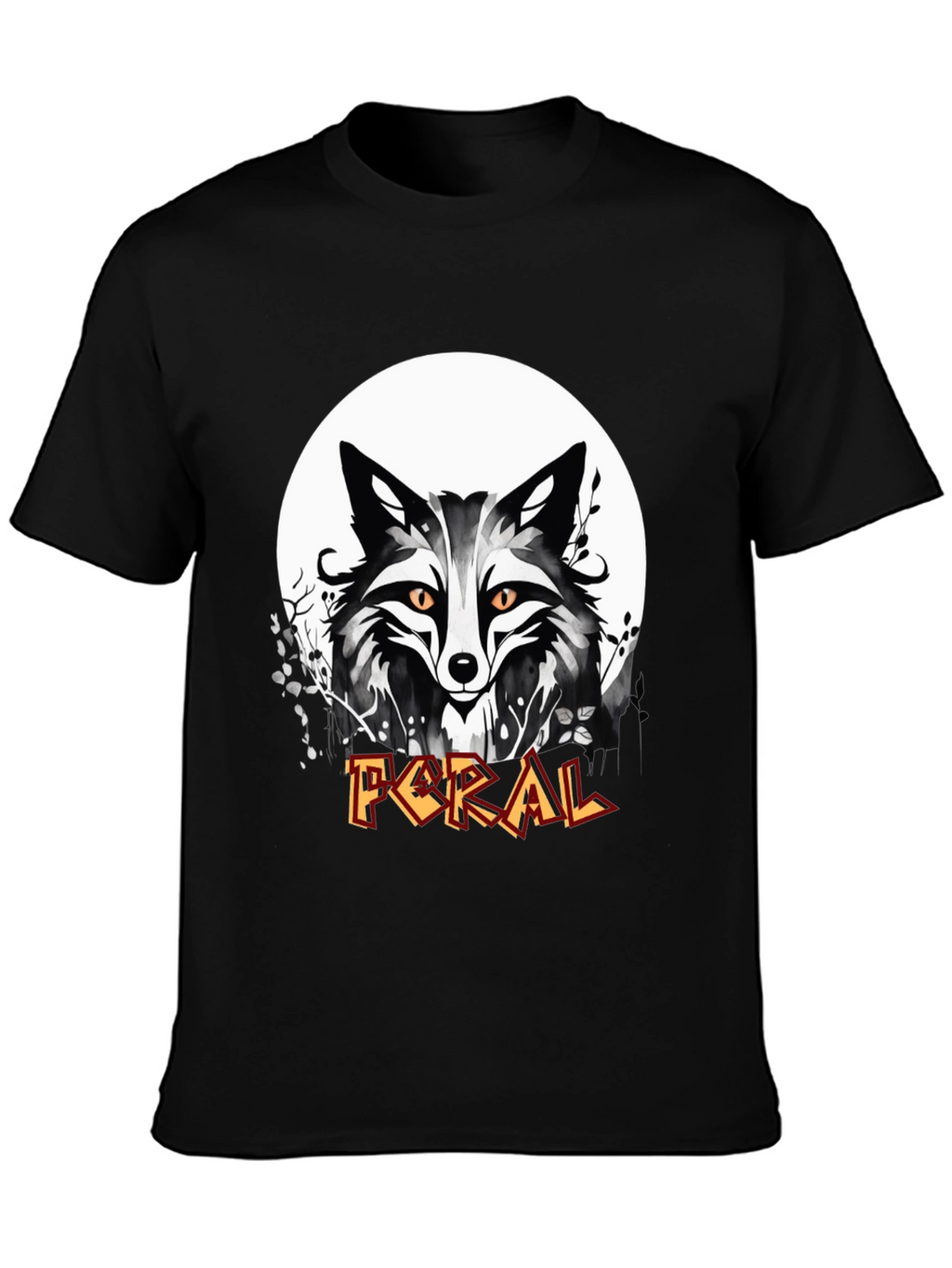 Feral Fox Graphic T-Shirt