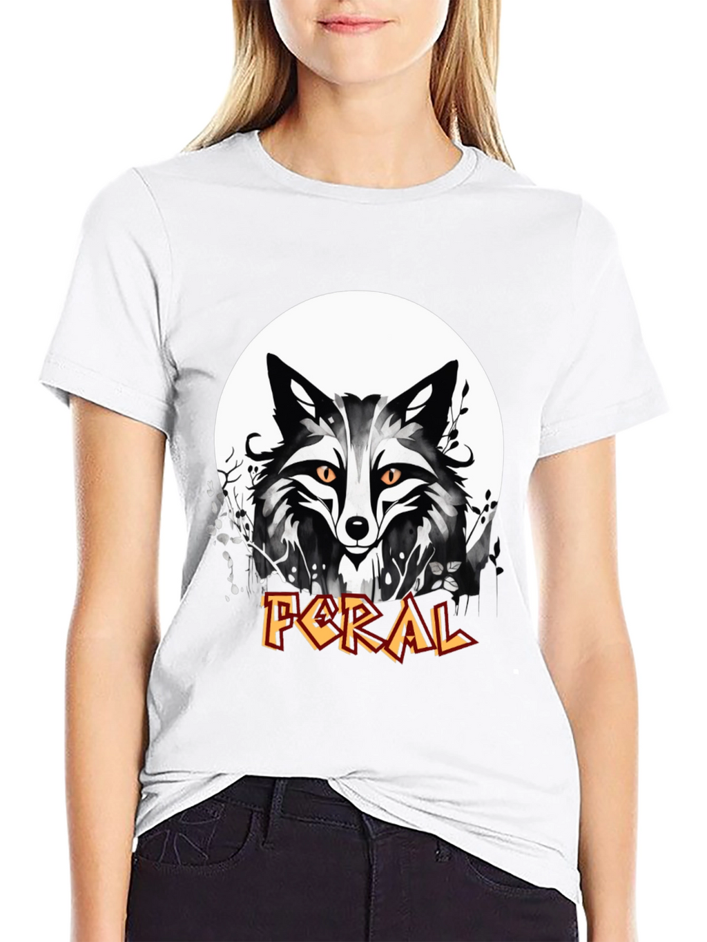 Feral Fox Graphic T-Shirt