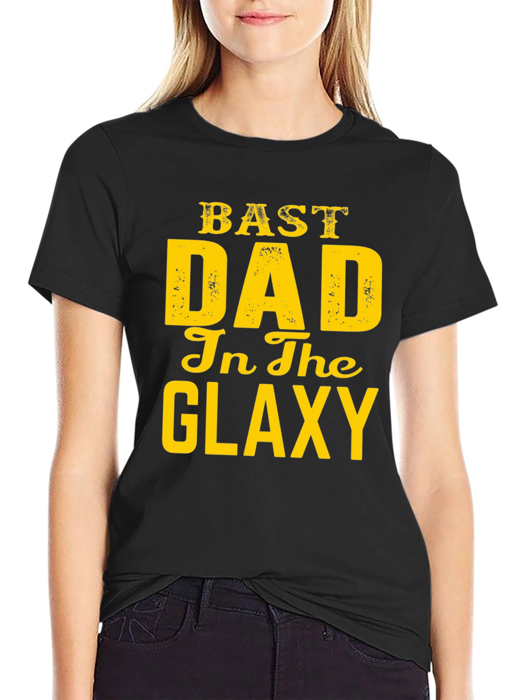 Best Dad in the Galaxy Graphic T-Shirt