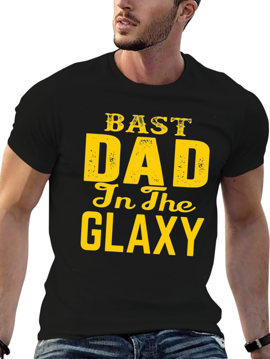 Best Dad in the Galaxy Graphic T-Shirt