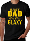 Best Dad in the Galaxy Graphic T-Shirt