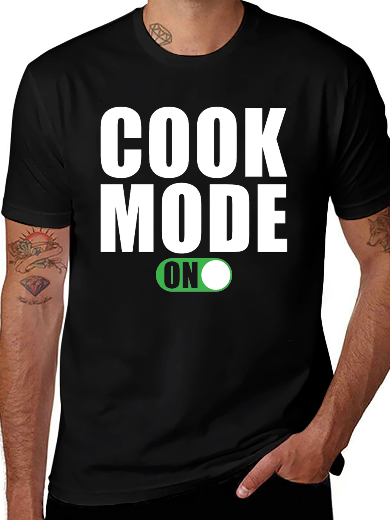 Cook Mode On T-Shirt - Chef Apparel