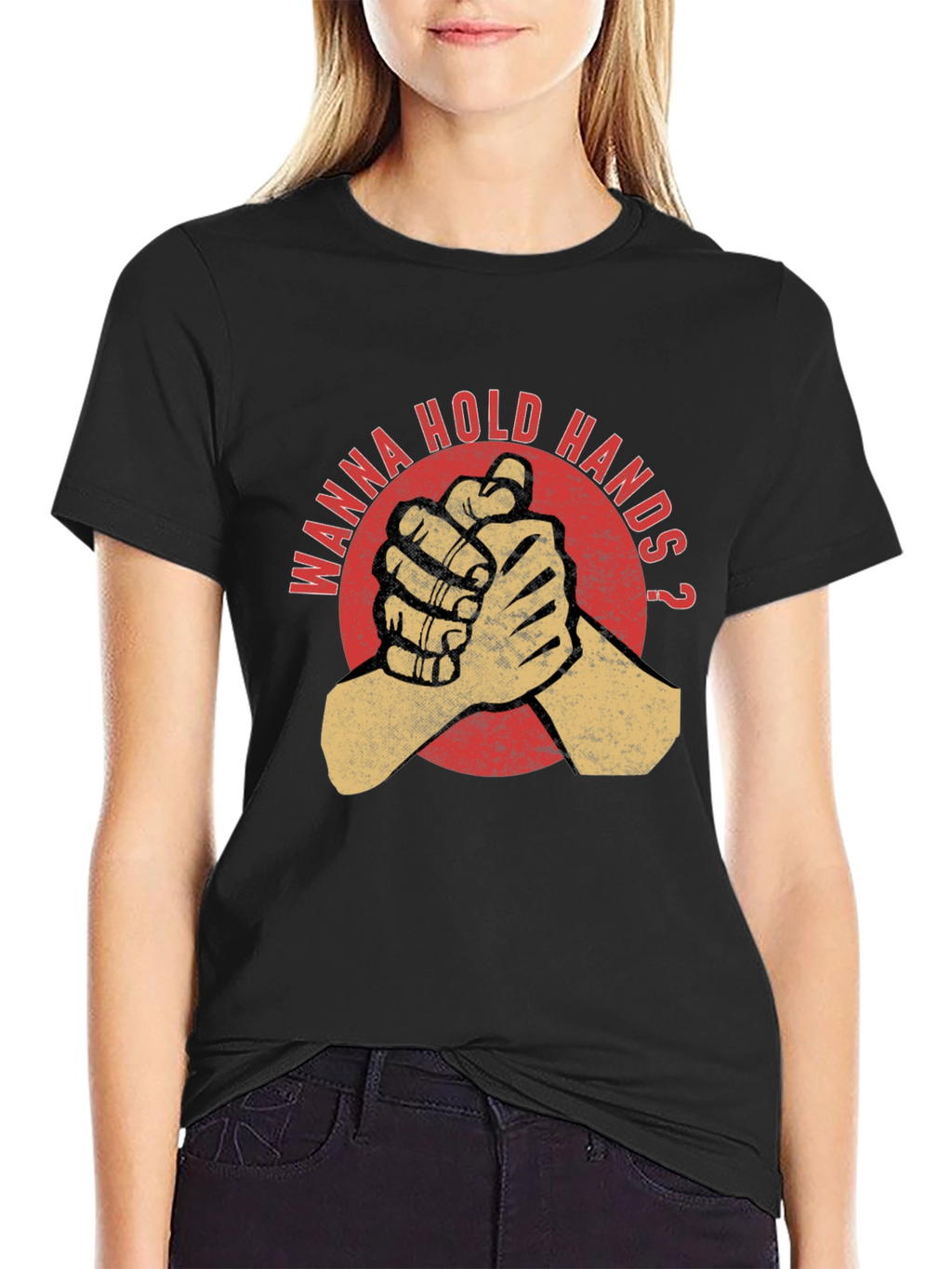 Wanna Hold Hands Graphic T-Shirt
