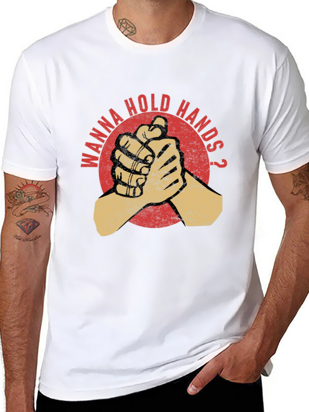 Wanna Hold Hands Graphic T-Shirt