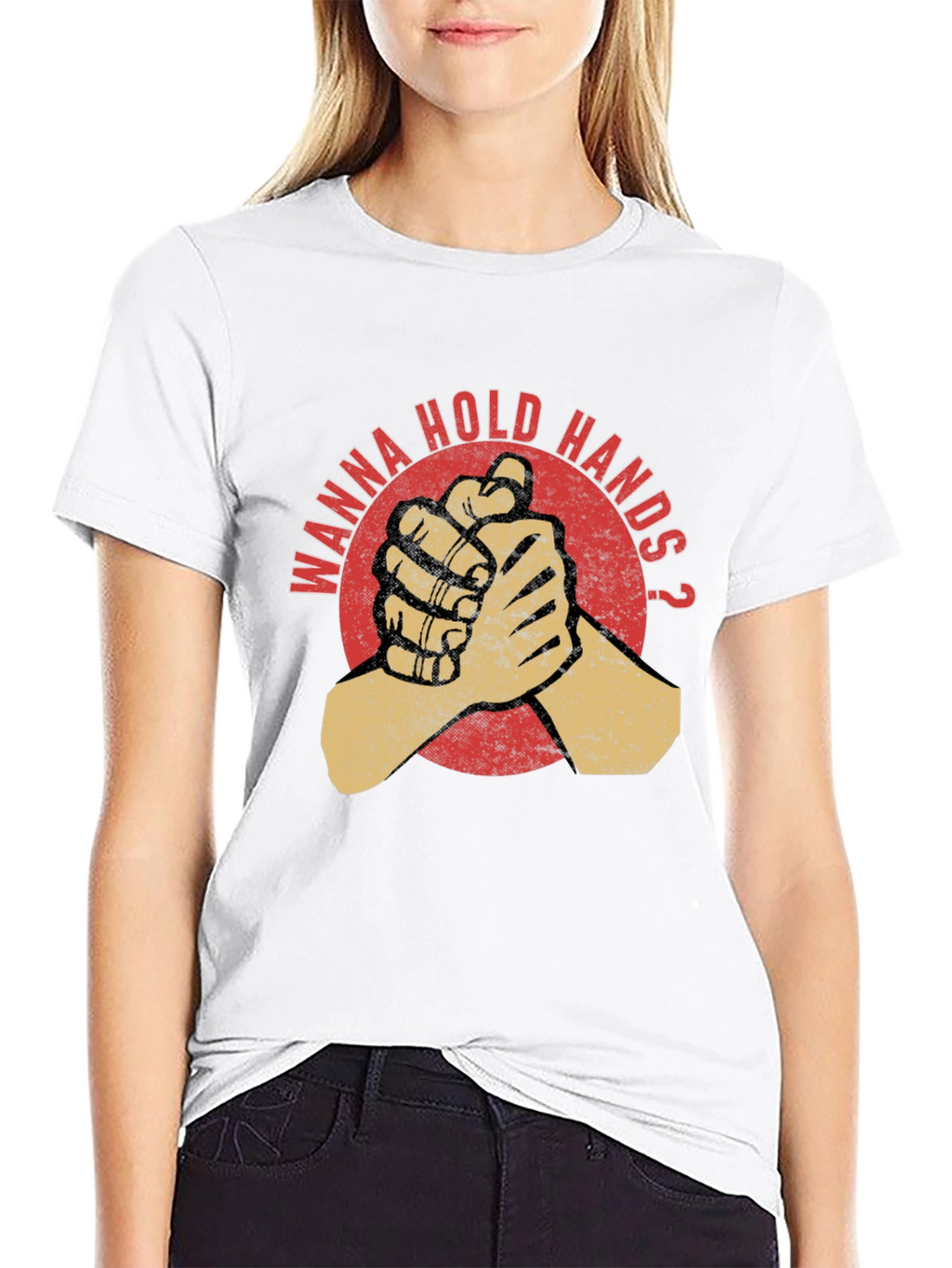 Wanna Hold Hands Graphic T-Shirt