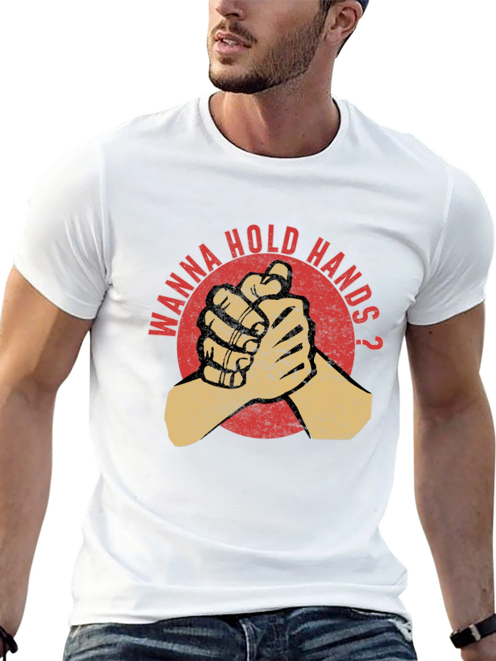 Wanna Hold Hands Graphic T-Shirt