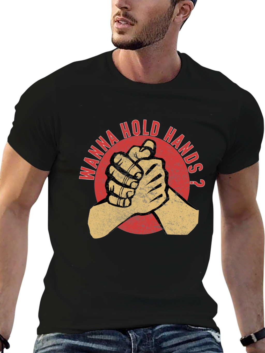 Wanna Hold Hands Graphic T-Shirt