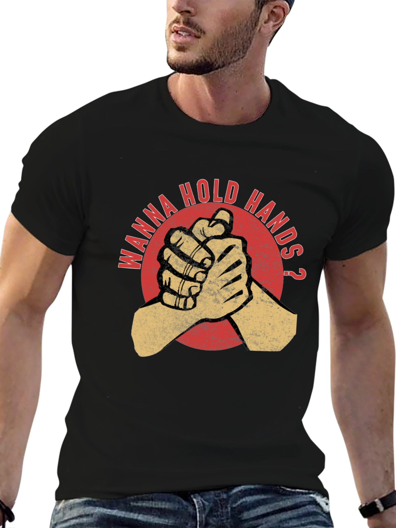 Wanna Hold Hands Graphic T-Shirt