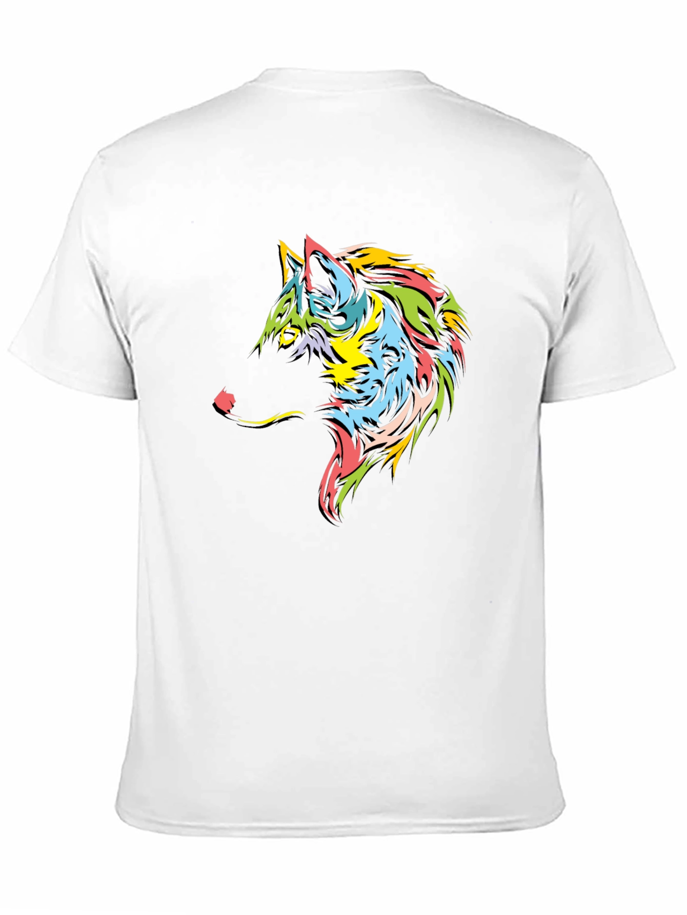 Wolf Graphic Tee - Black Short Sleeve T-Shirt