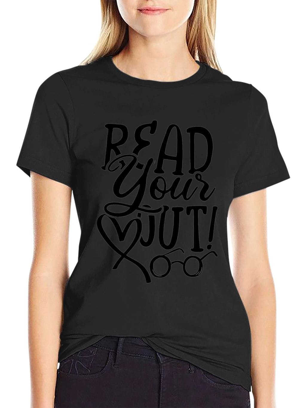 Read Your Heart Out Black T-Shirt