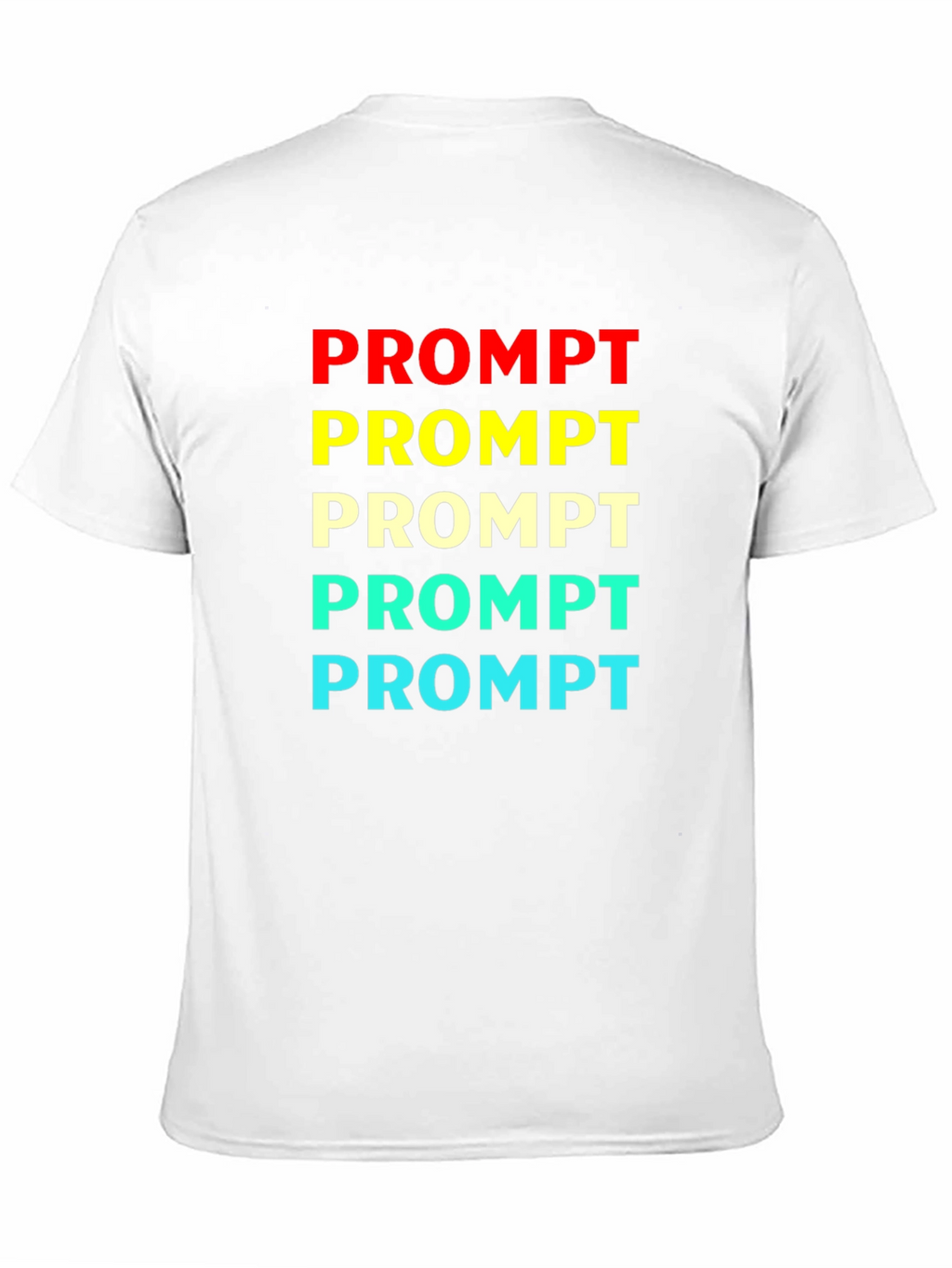 Prompt Colorful Graphic T-Shirt