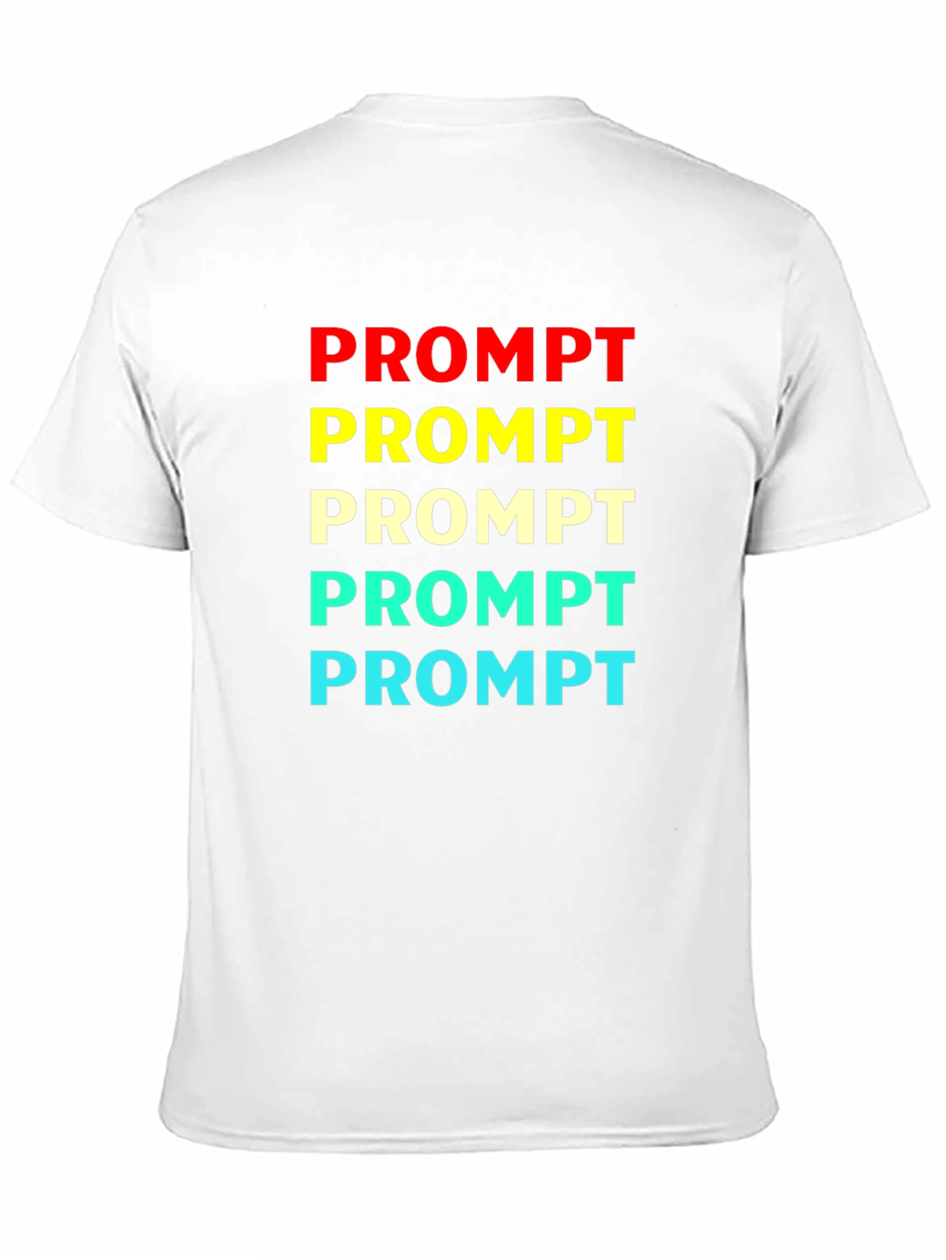 Prompt Colorful Graphic T-Shirt