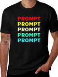 Prompt Colorful Graphic T-Shirt