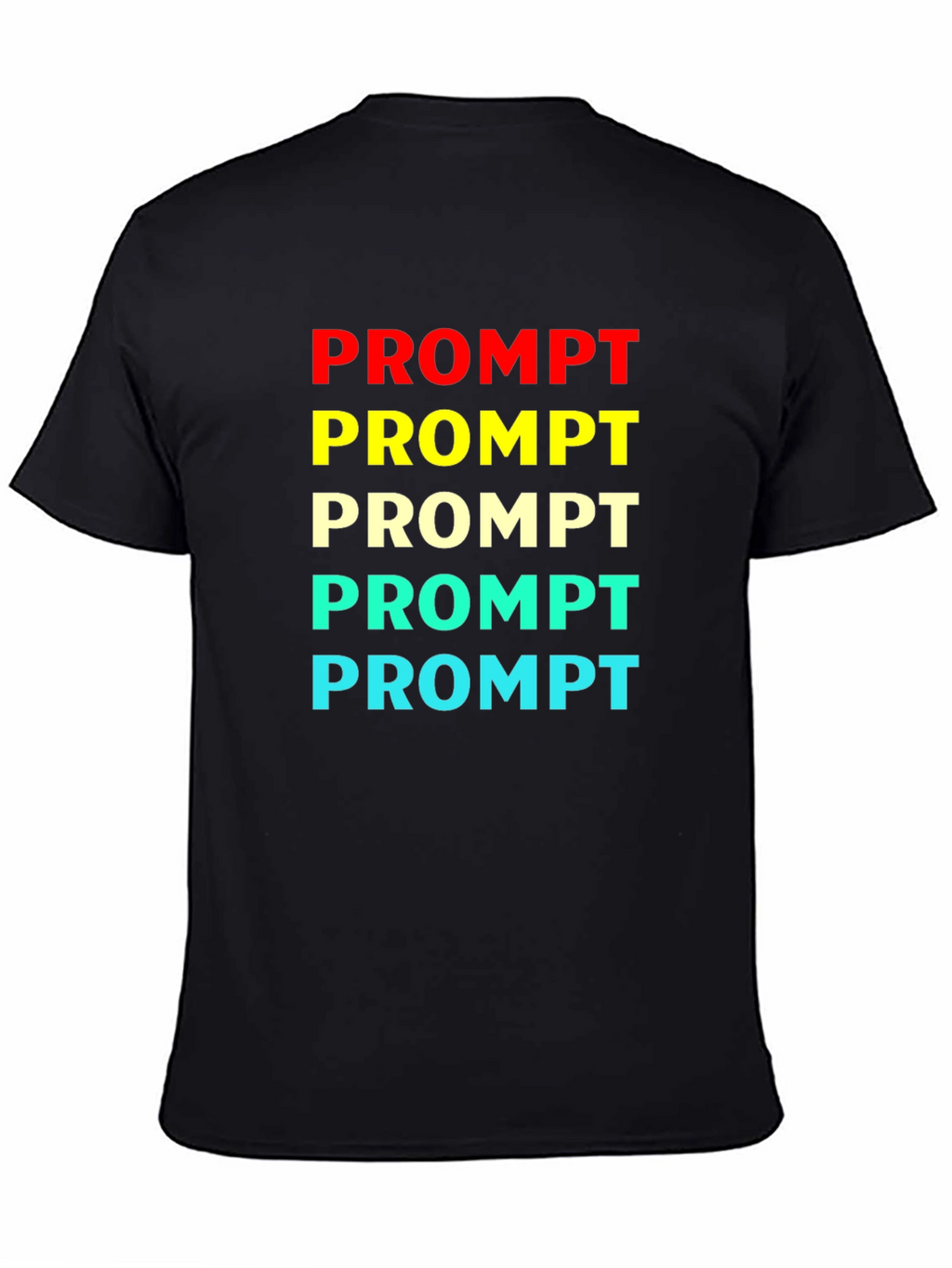 Prompt Colorful Graphic T-Shirt