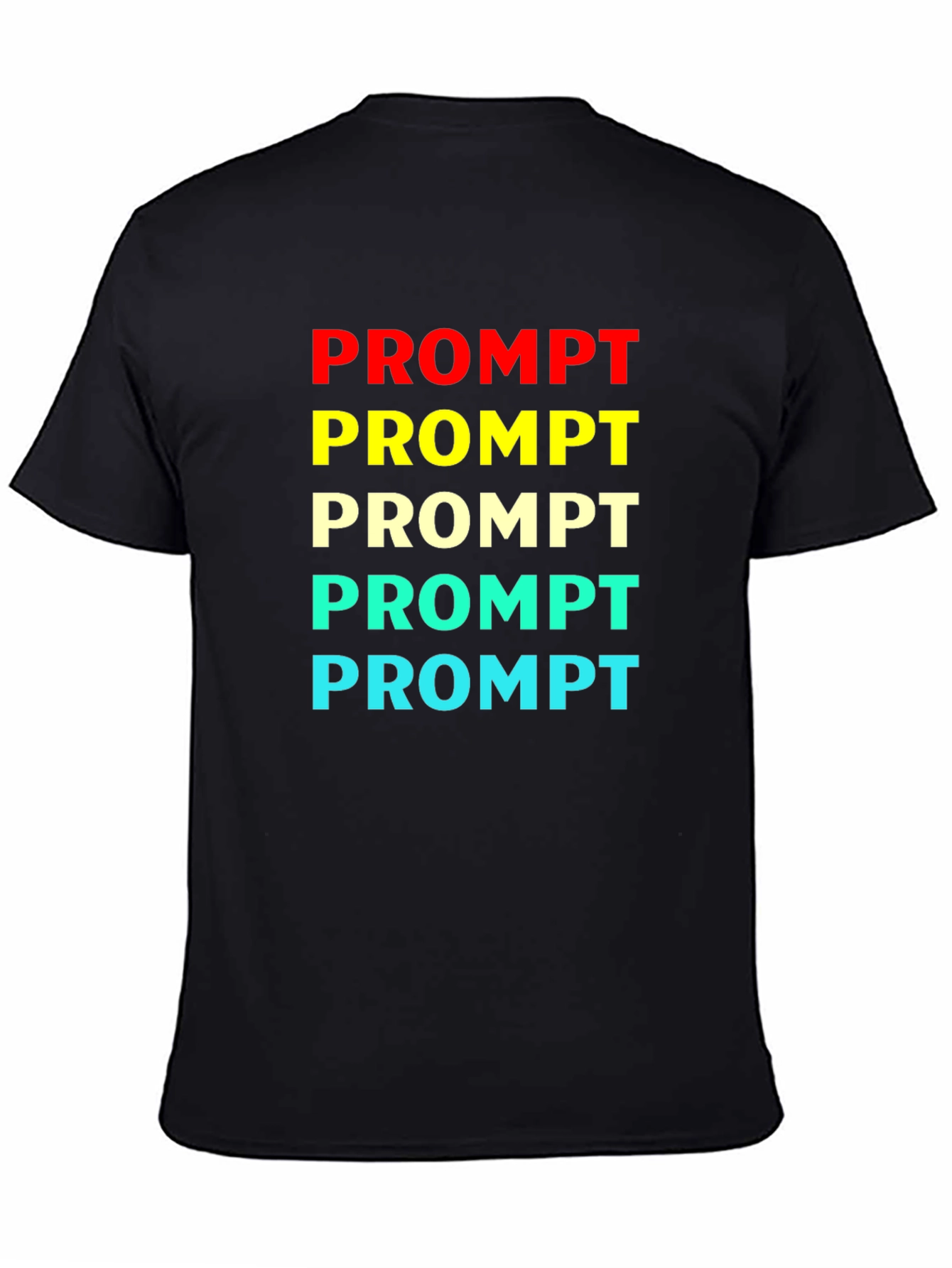 Prompt Colorful Graphic T-Shirt