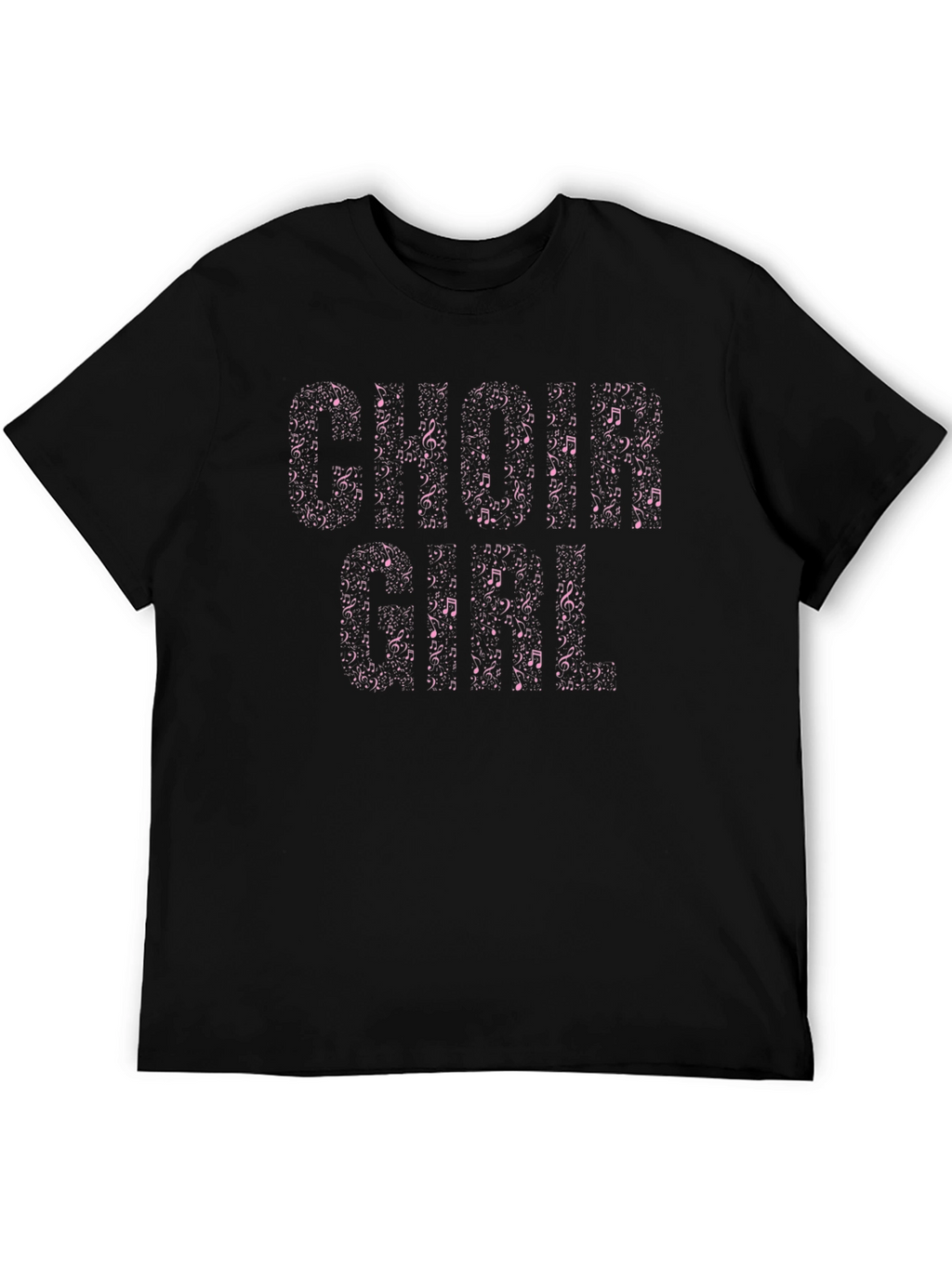Choir Girl Music Note T-Shirt