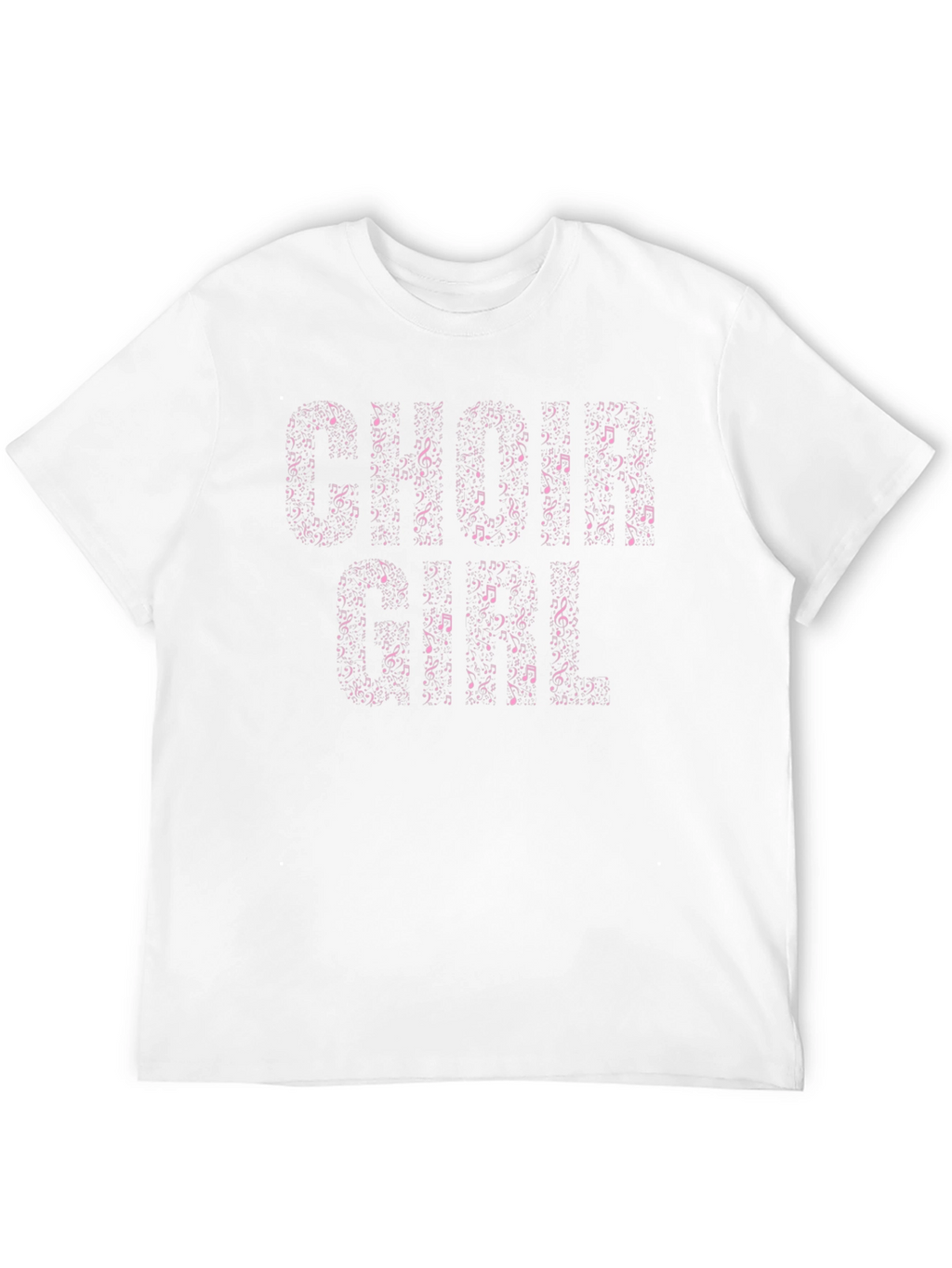 Choir Girl Music Note T-Shirt