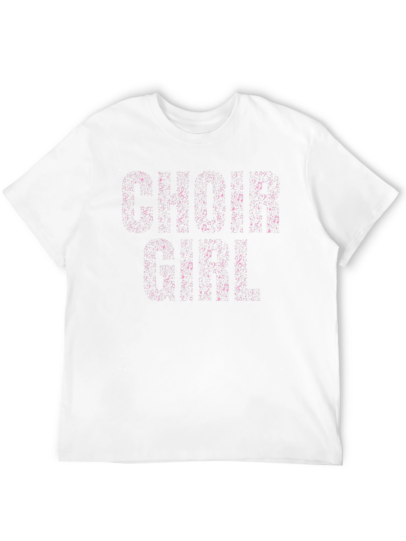 Choir Girl Music Note T-Shirt