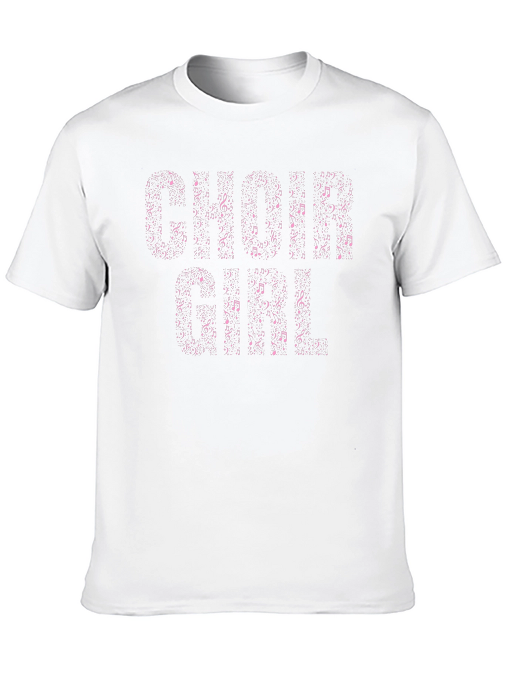 Choir Girl Music Note T-Shirt