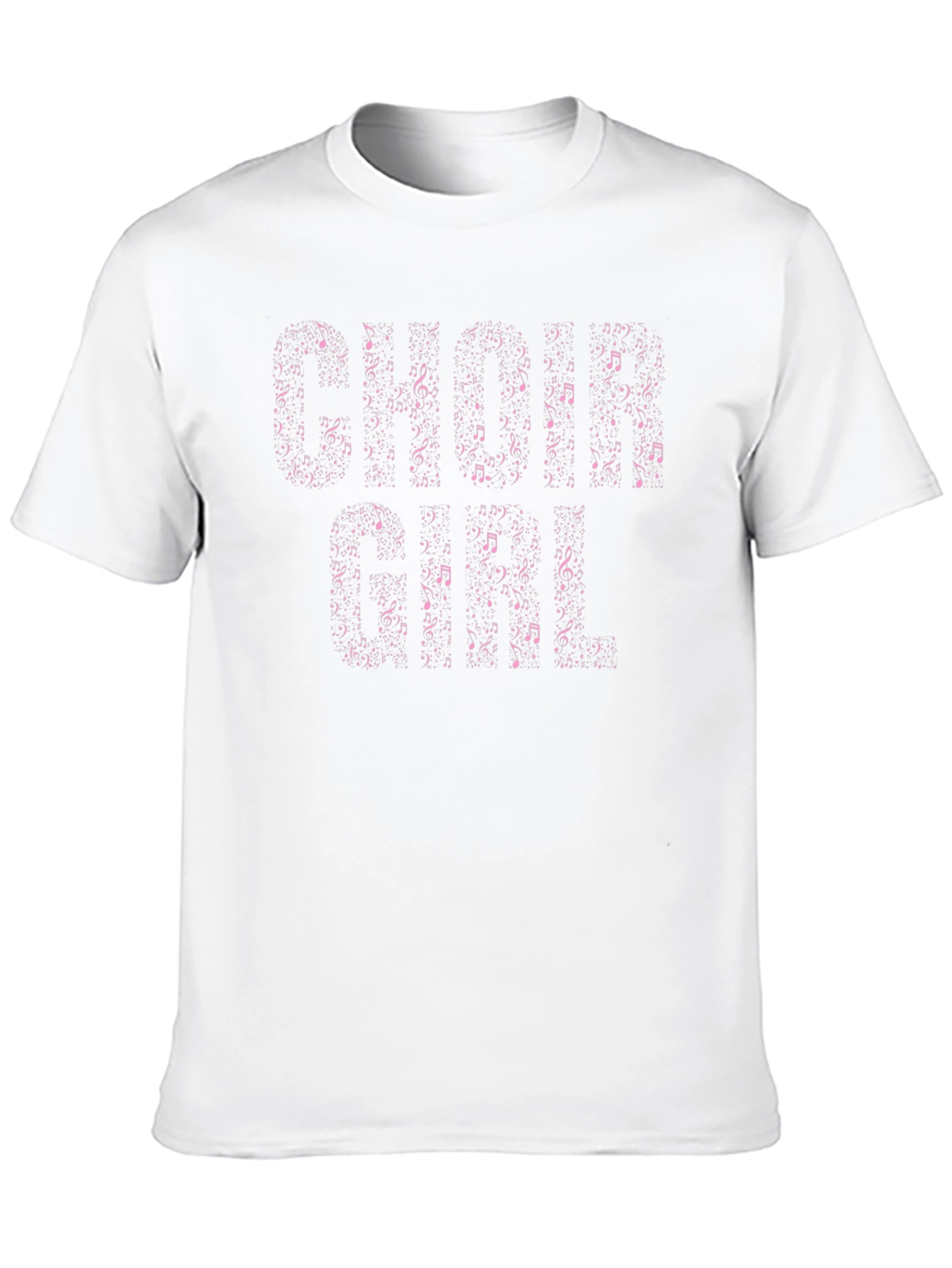 Choir Girl Music Note T-Shirt