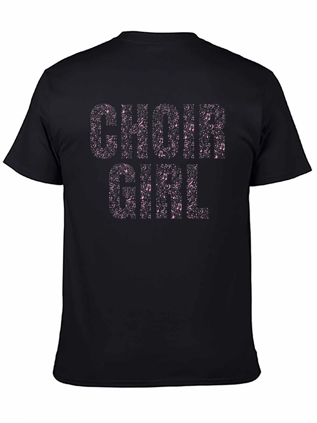 Choir Girl Music Note T-Shirt