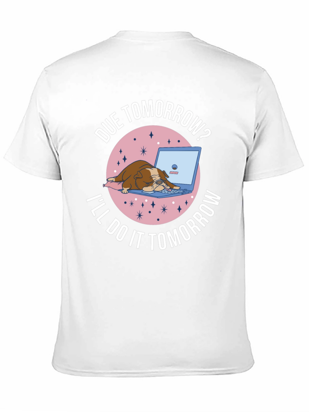 Due Tomorrow Bulldog Graphic Tee