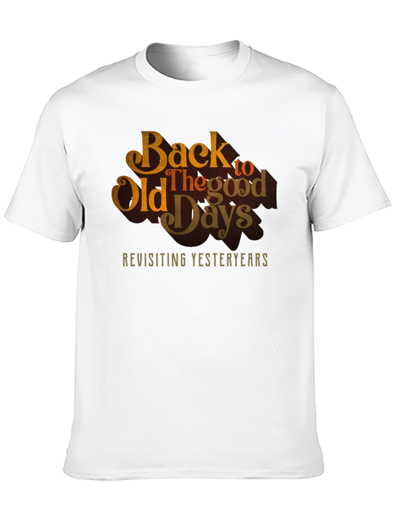 Back to Old Days Retro Graphic Tee