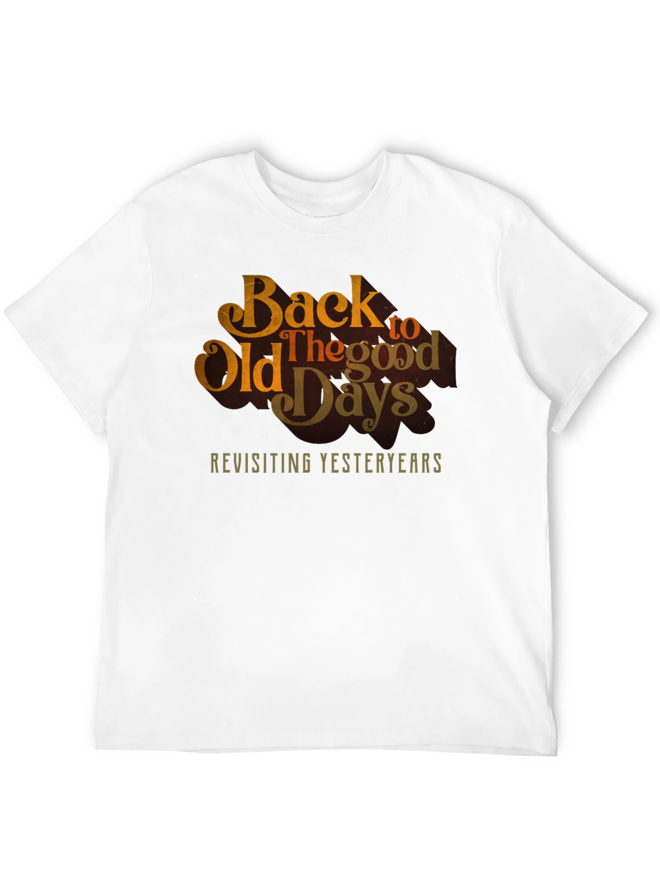 Back to Old Days Retro Graphic Tee