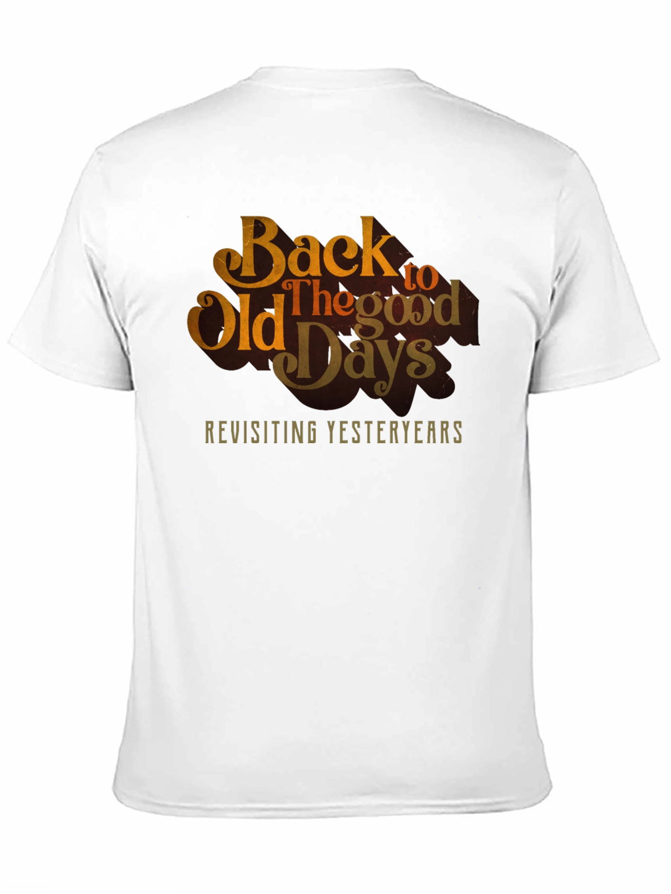 Back to Old Days Retro Graphic Tee