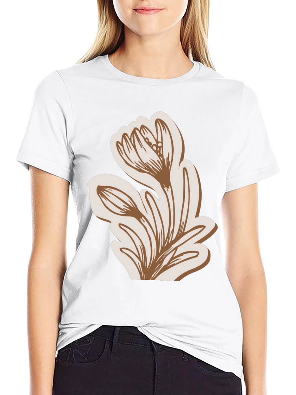 Floral Graphic Tee - Stylish Casual Comfort