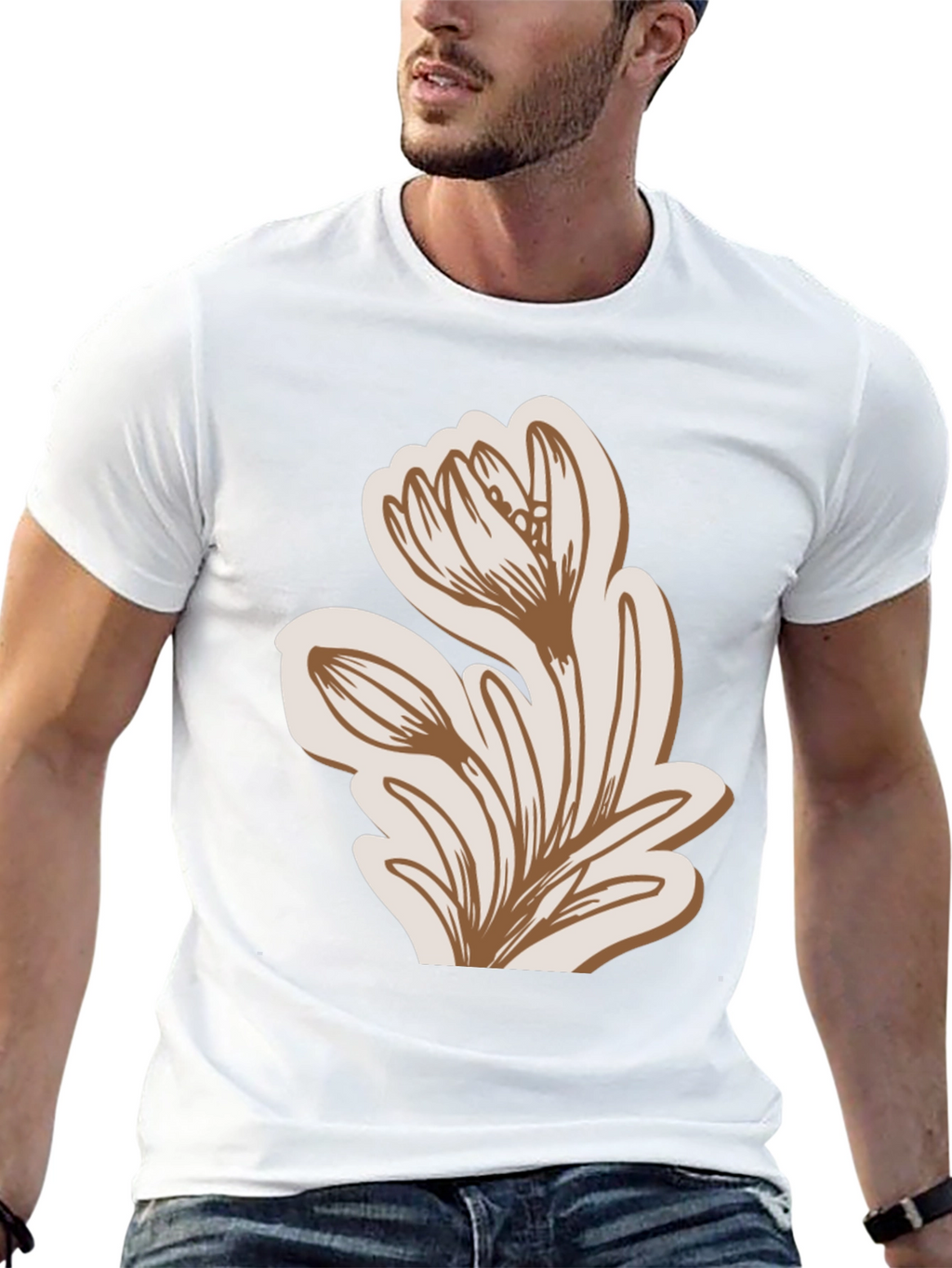 Floral Graphic Tee - Stylish Casual Comfort