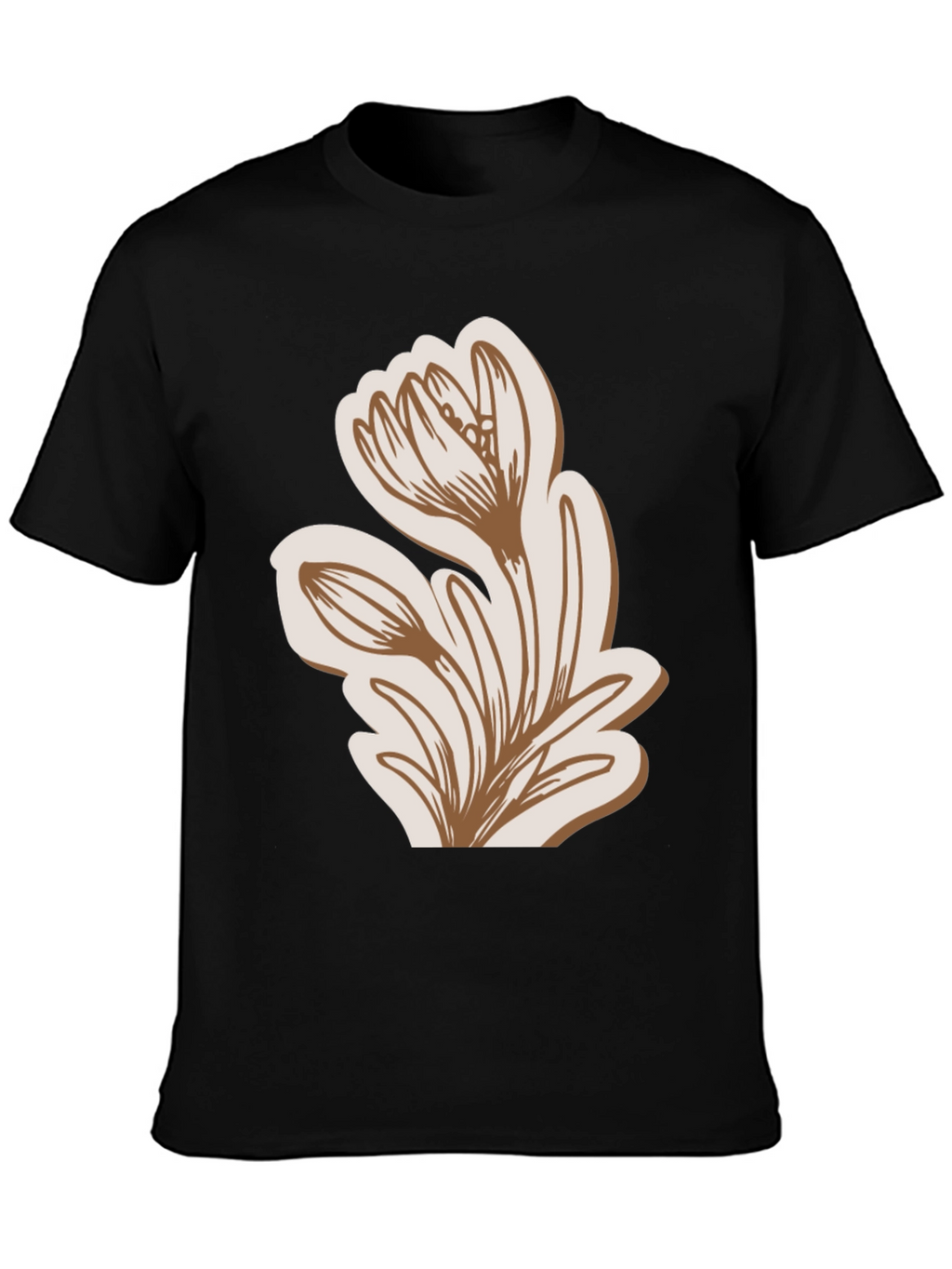 Floral Graphic Tee - Stylish Casual Comfort