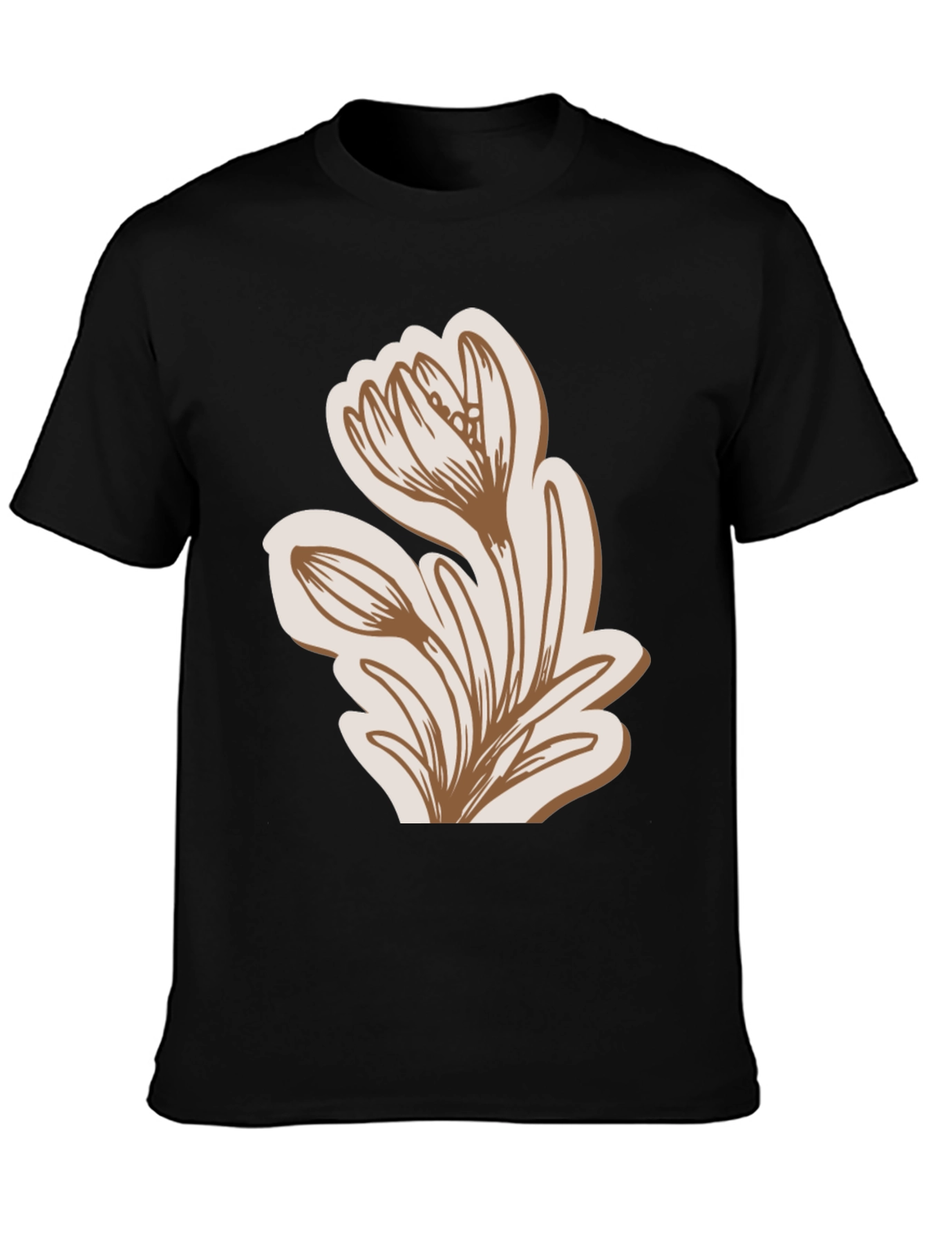 Floral Graphic Tee - Stylish Casual Comfort