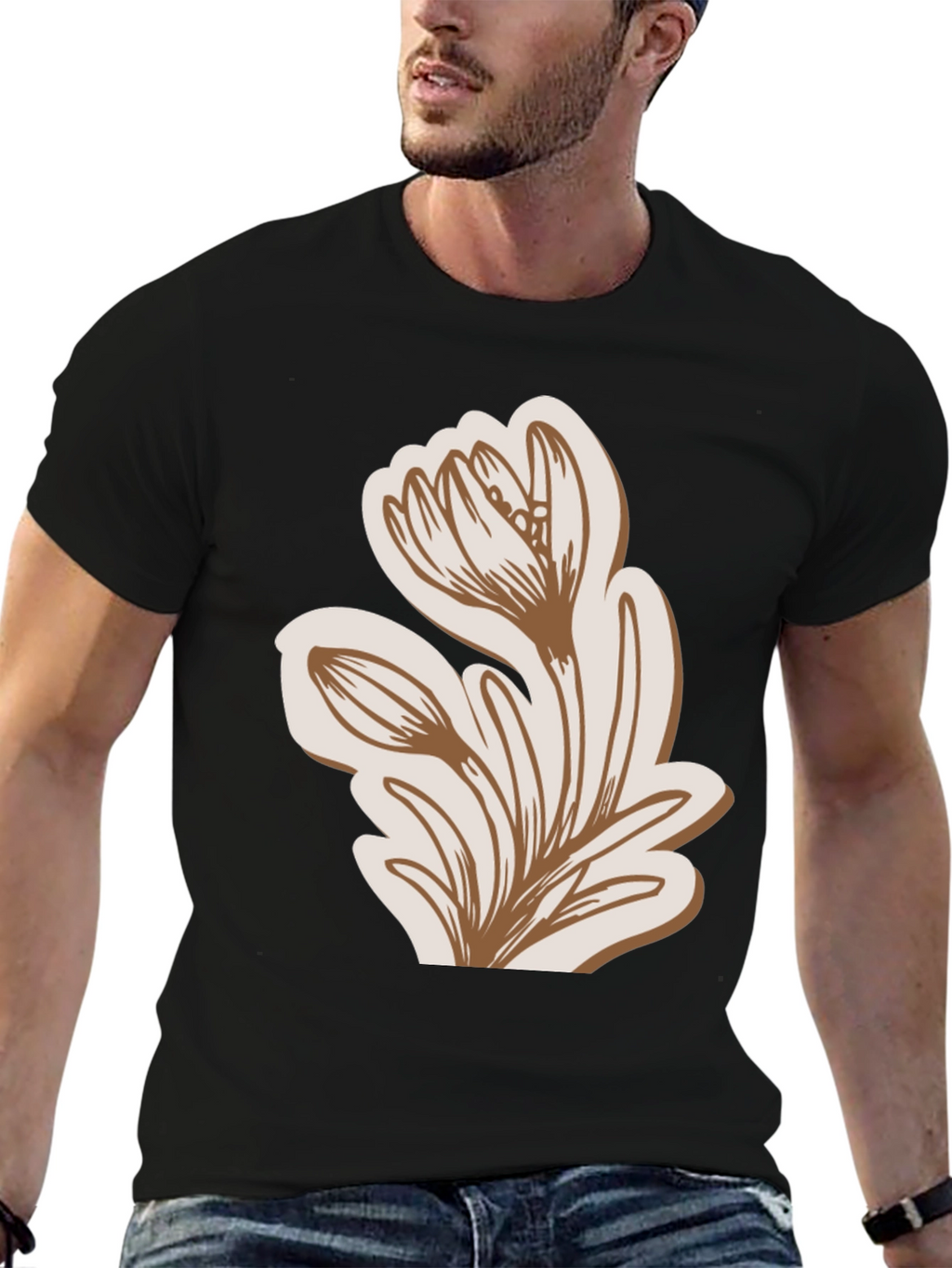 Floral Graphic Tee - Stylish Casual Comfort
