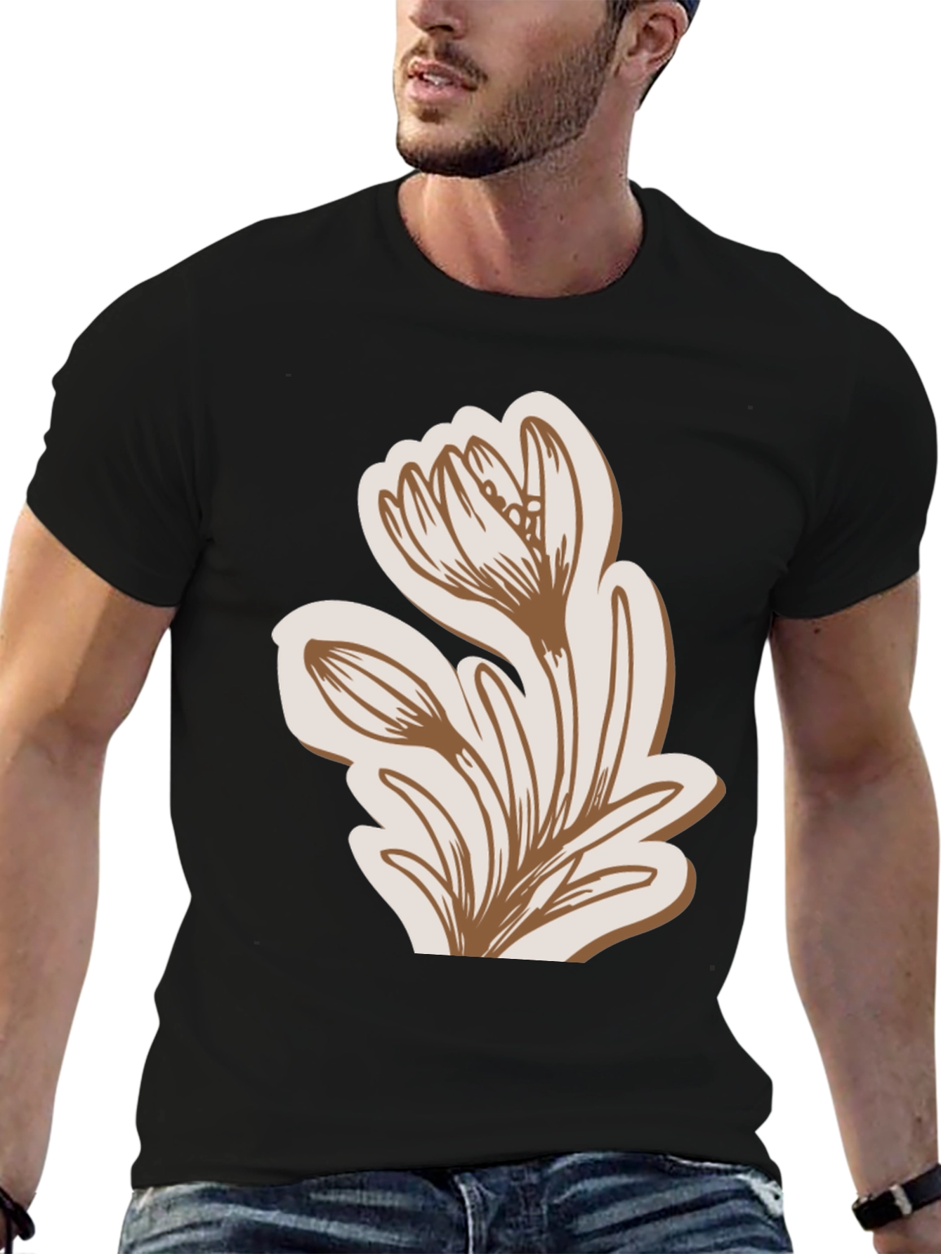 Floral Graphic Tee - Stylish Casual Comfort