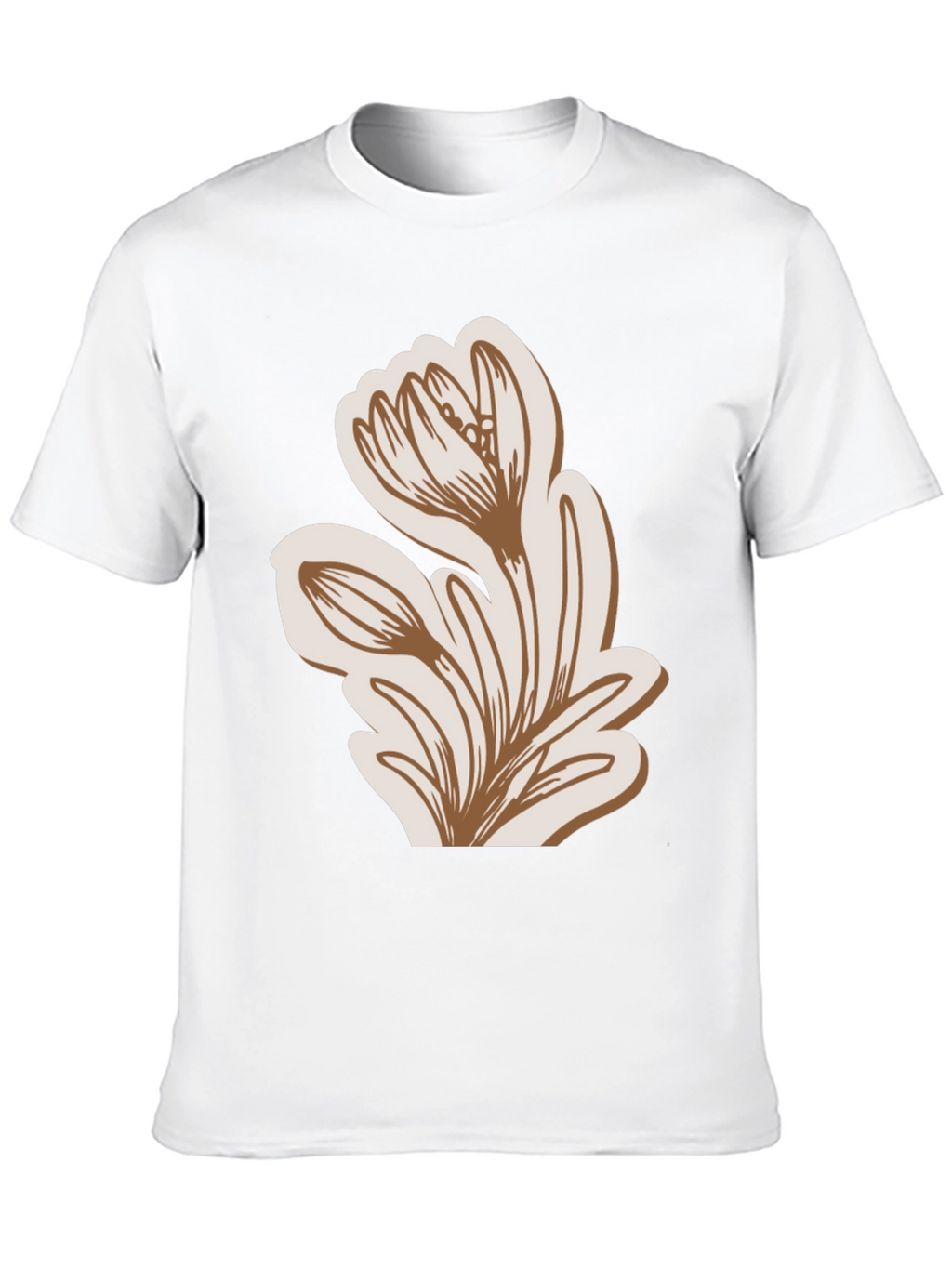 Floral Graphic Tee - Stylish Casual Comfort