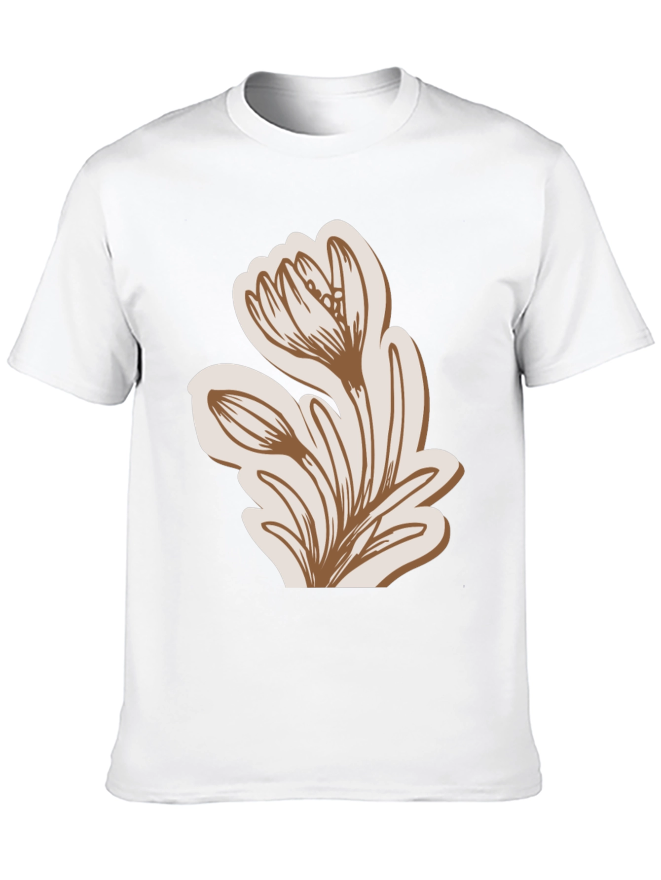 Floral Graphic Tee - Stylish Casual Comfort